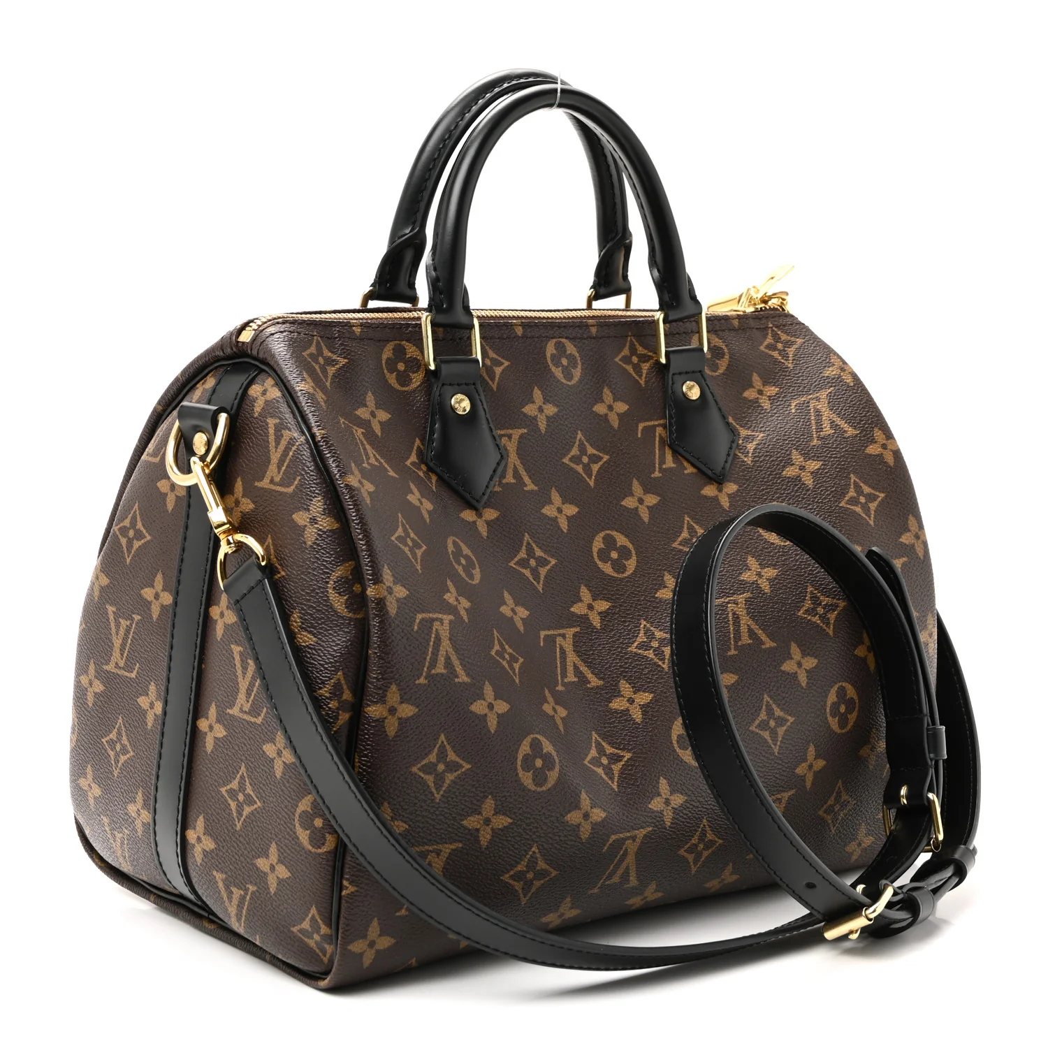 Monogram My World Tour Speedy Bandouliere 30 Black - Image 4