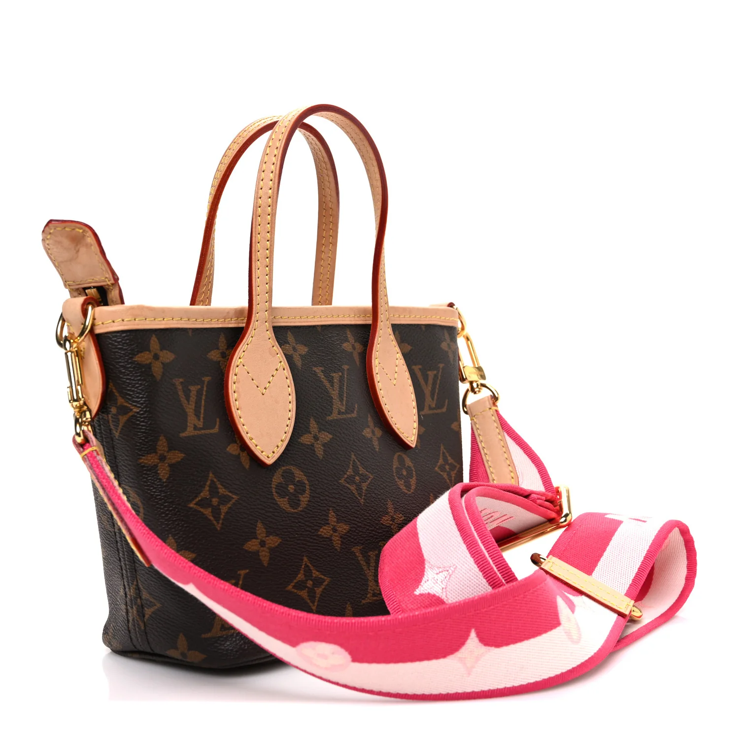 Monogram Neverfull BB Pink Peony - Image 3