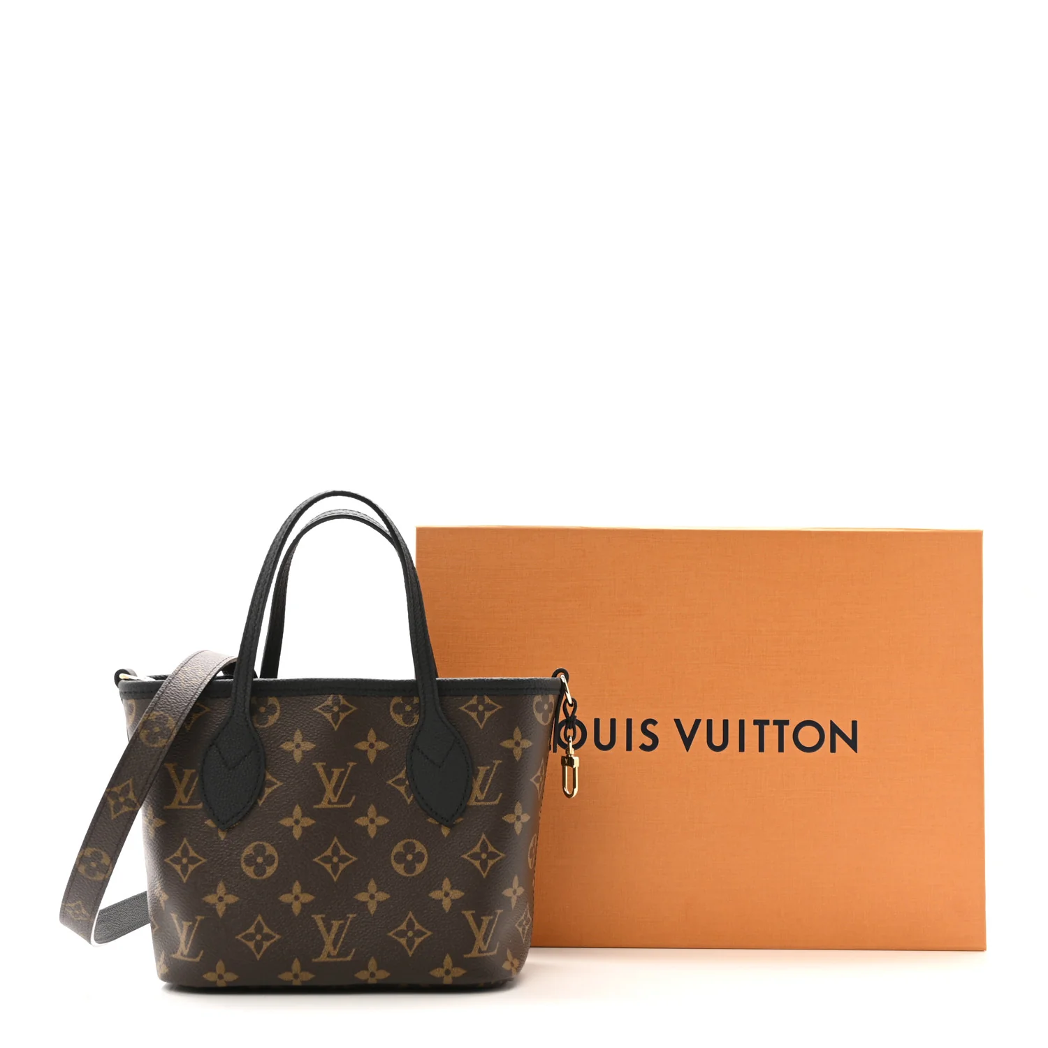 Monogram Neverfull Inside Out Bandouliere BB Black - Image 11