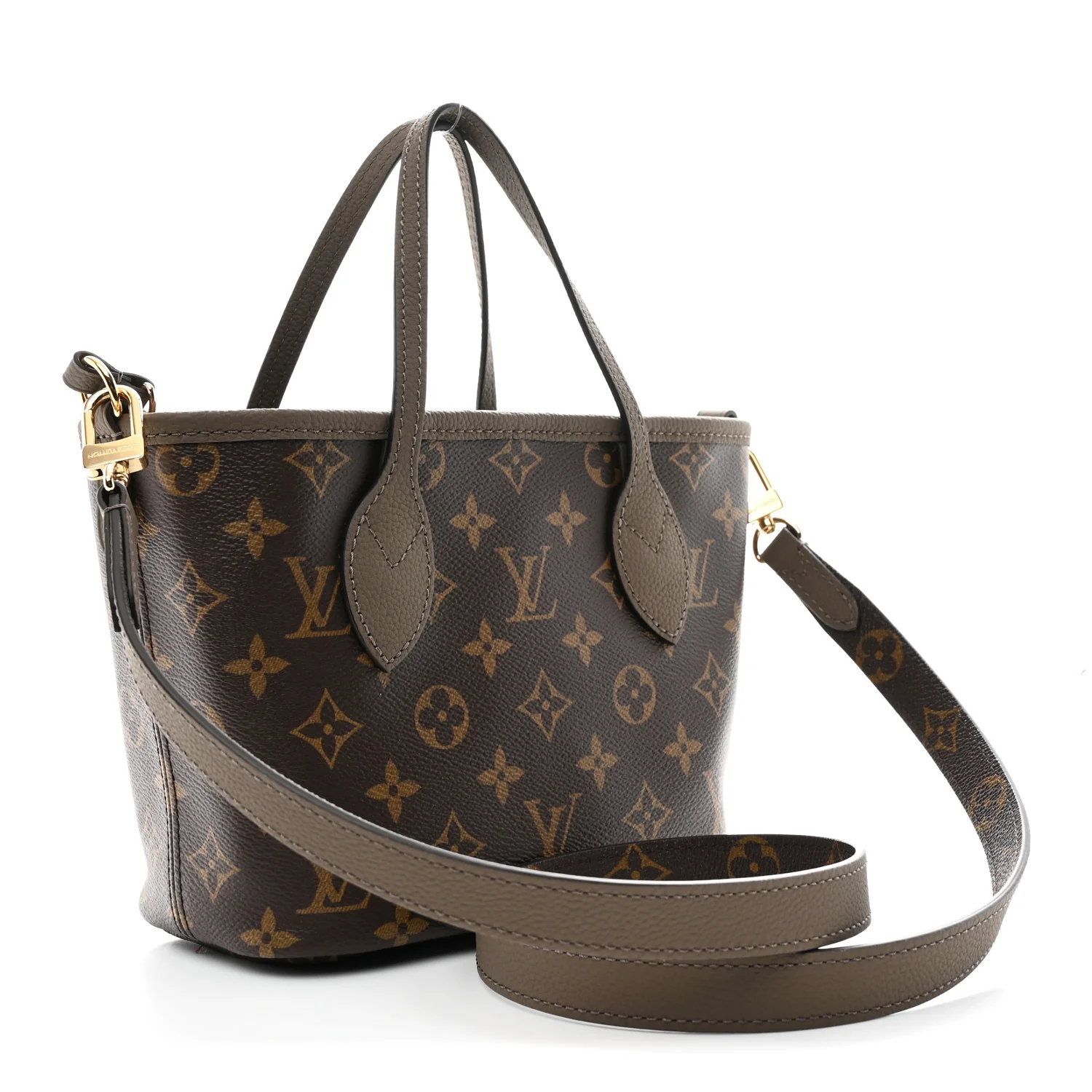 Monogram Neverfull Inside Out Bandouliere BB Dark Fango - Image 5