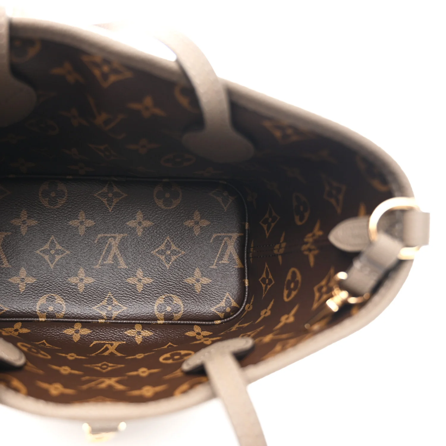 Monogram Neverfull Inside Out Bandouliere BB Dark Fango - Image 9