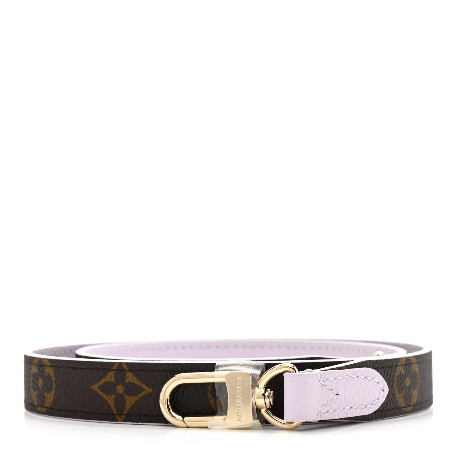 Monogram Neverfull Inside Out Bandouliere BB Shoulder Strap Misty Lilac