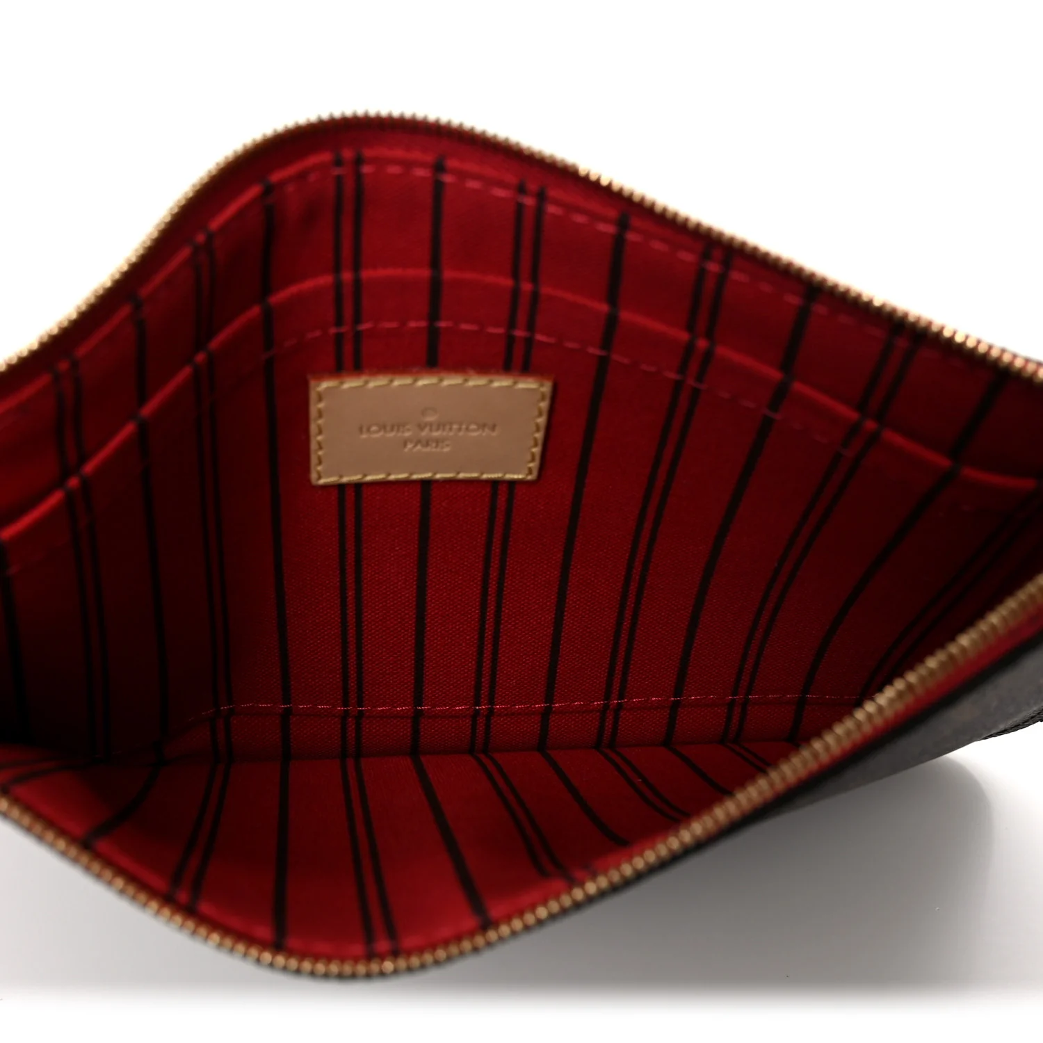Monogram Neverfull MM GM Pochette Cherry - Image 5