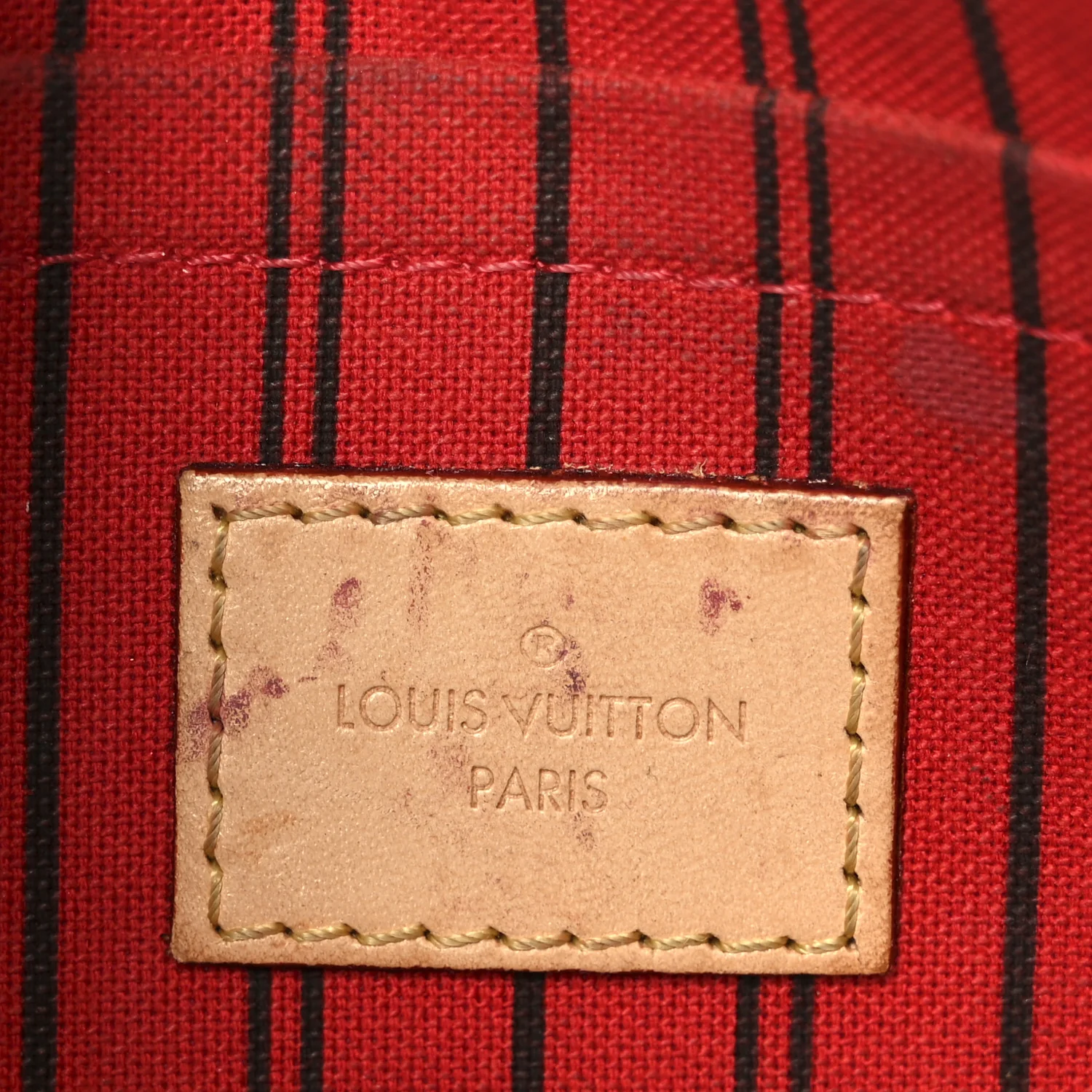 Monogram Neverfull MM GM Pochette Cherry - Image 6