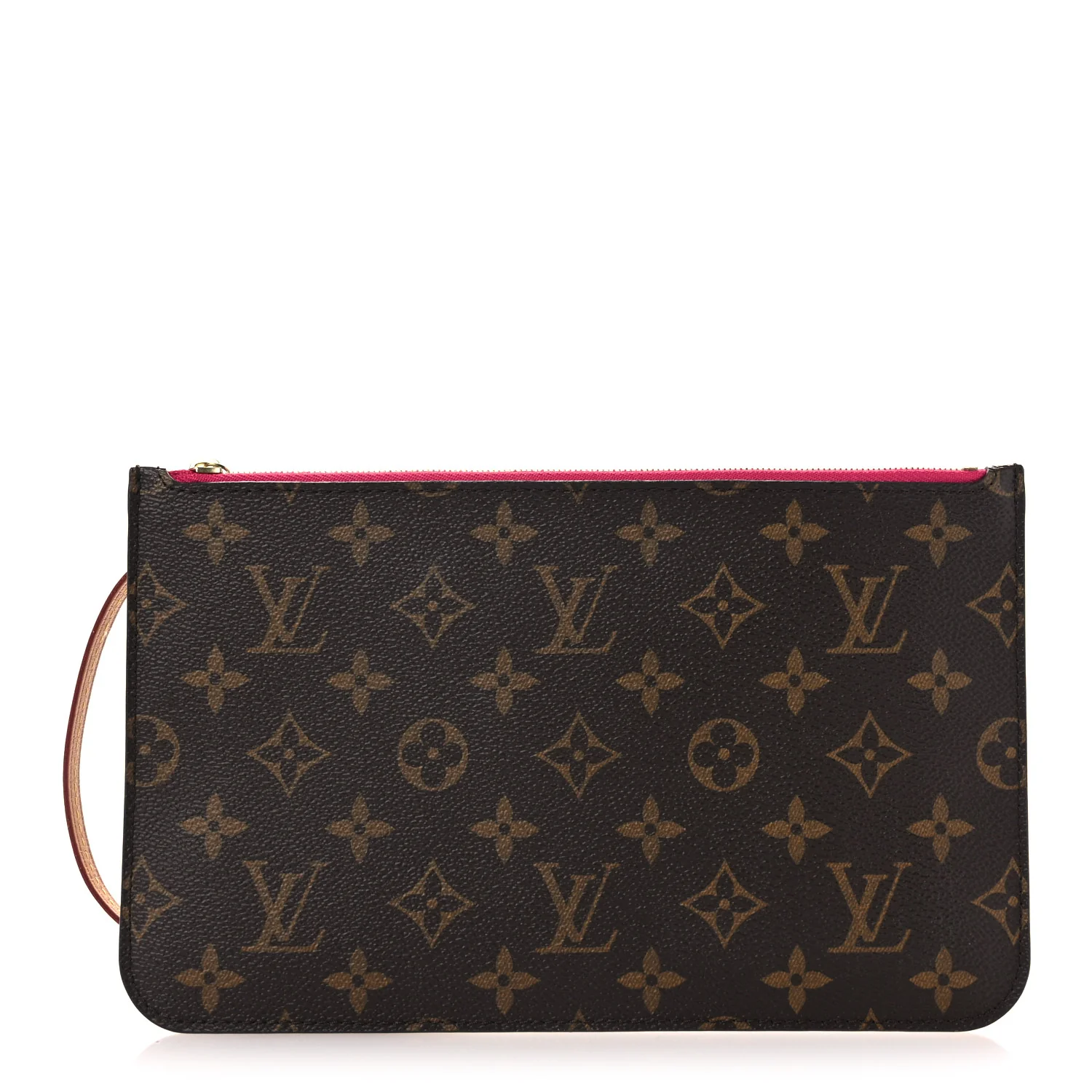 Monogram Neverfull MM GM Pochette Fuchsia