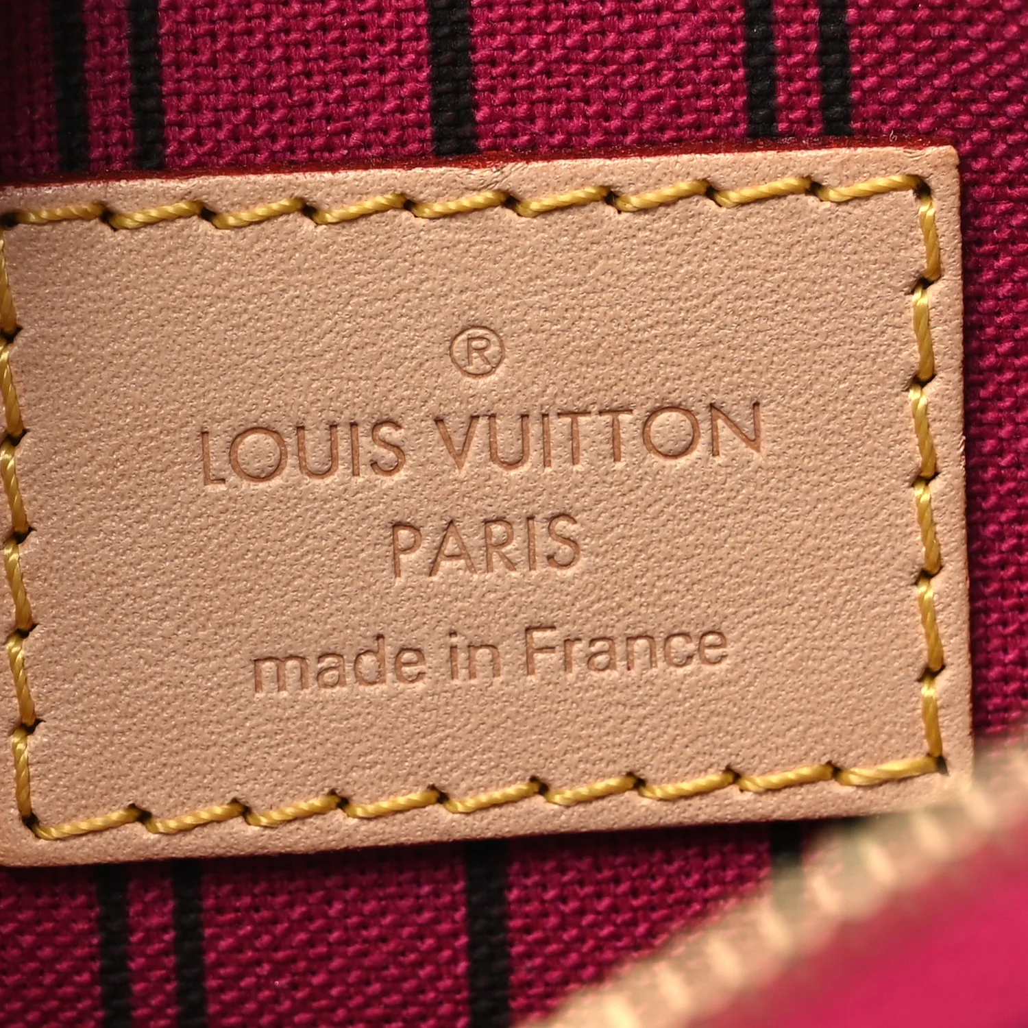 Monogram Neverfull MM GM Pochette Fuchsia - Image 6