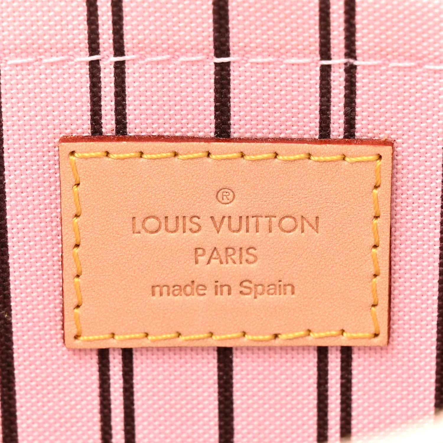 Monogram Neverfull MM GM Pochette Rose Ballerine - Image 6
