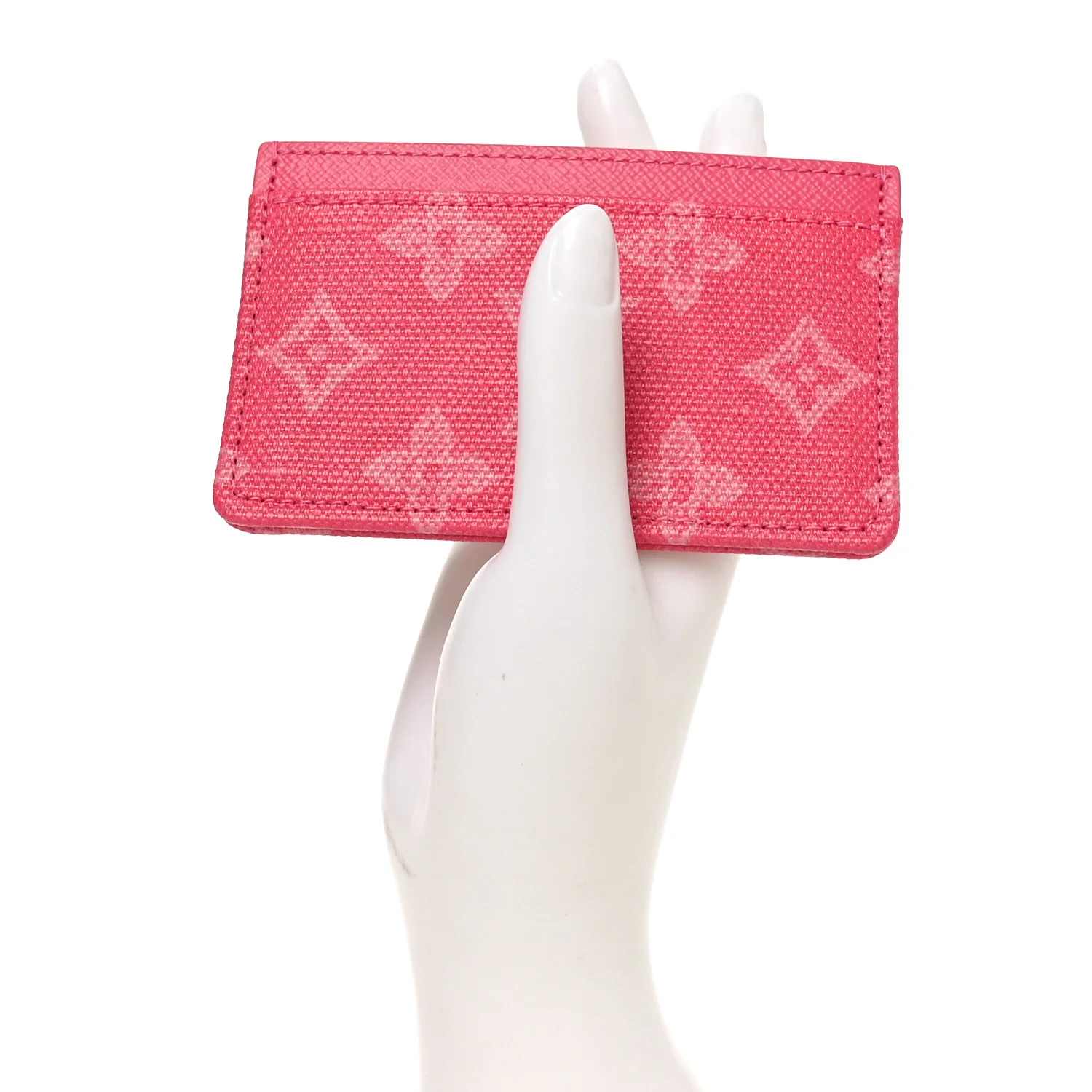 Monogram Origine Card Holder Rose Ruban - Image 2