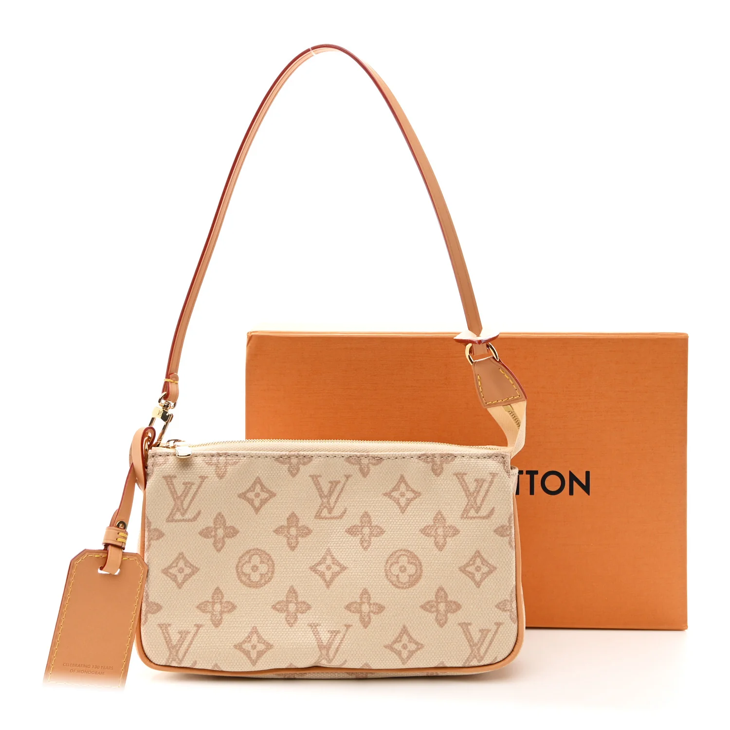 Monogram Origine Lin Pochette Accessories Linen - Image 10