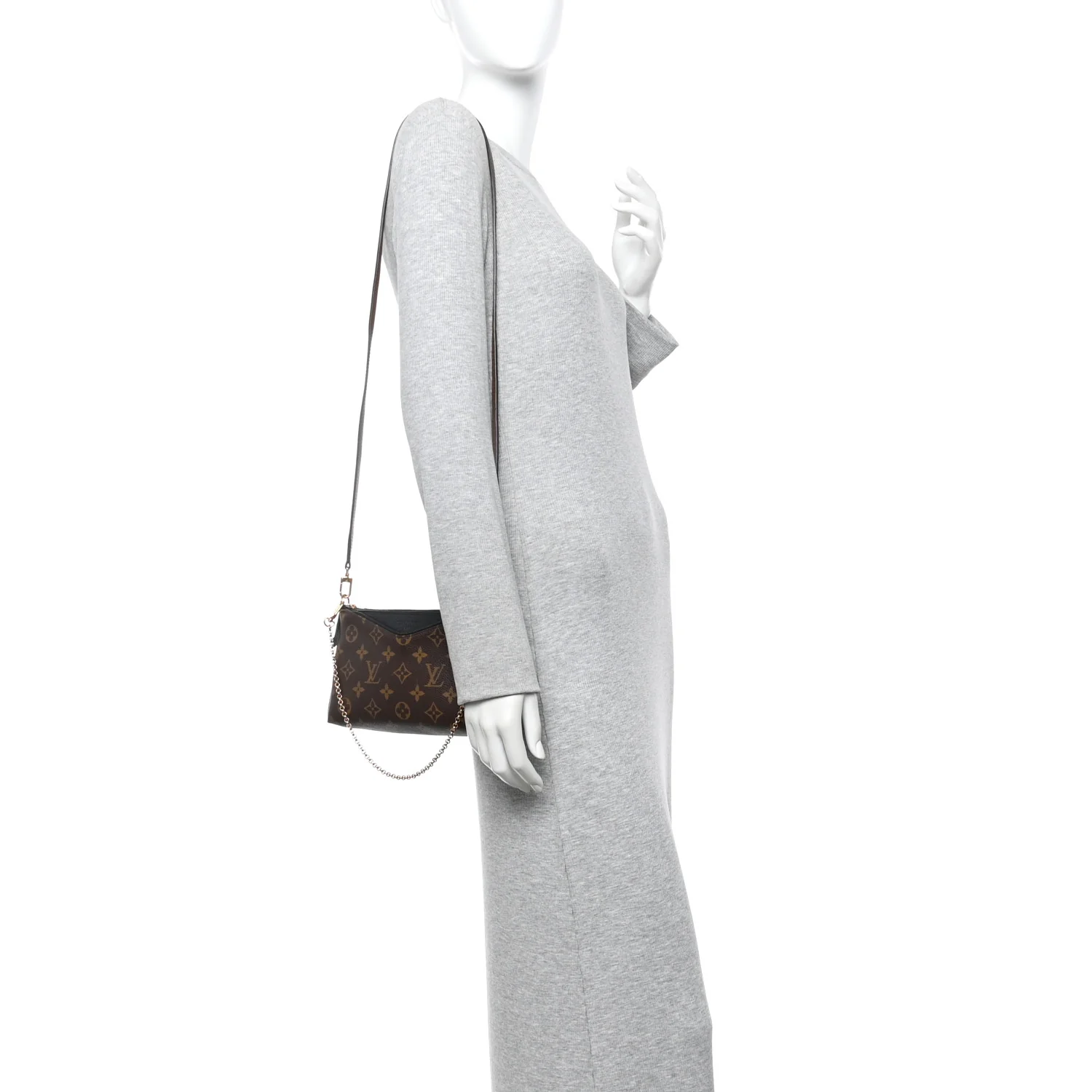 Monogram Pallas Clutch Black - Image 2