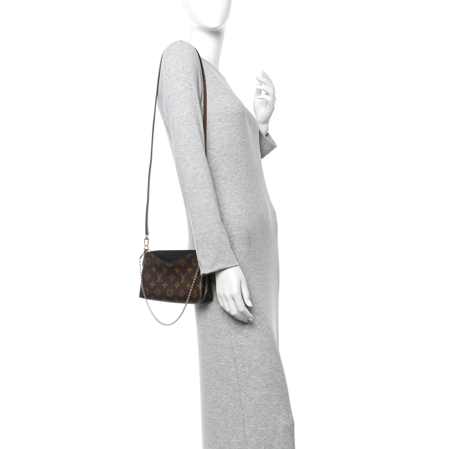 Monogram Pallas Clutch Black - Image 2