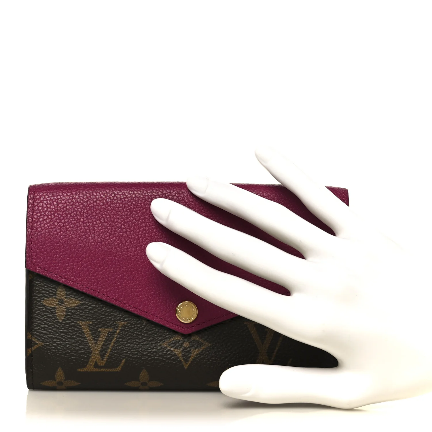 Monogram Pallas Compact Wallet Fushia - Image 2