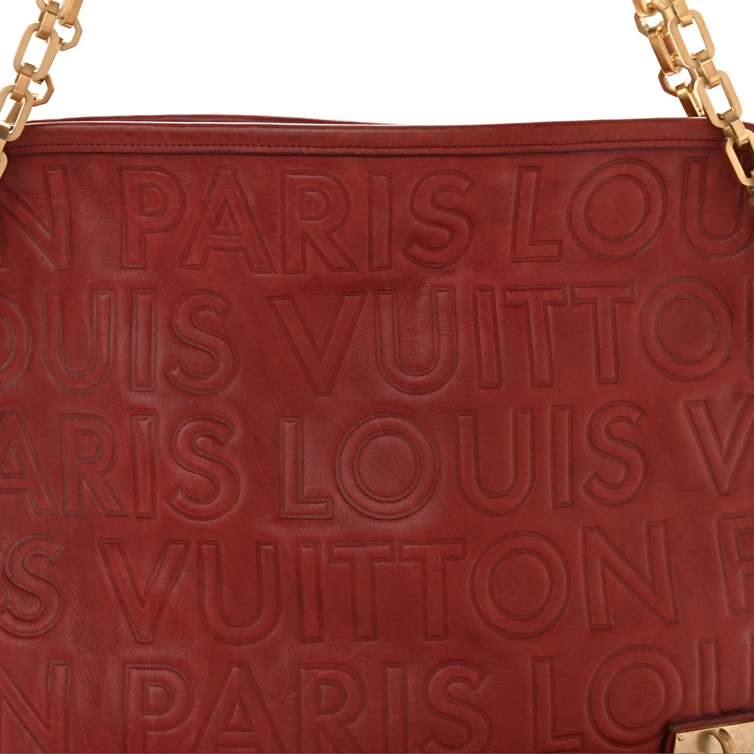 Monogram Paris Souple Whisper PM Burgundy - Image 8