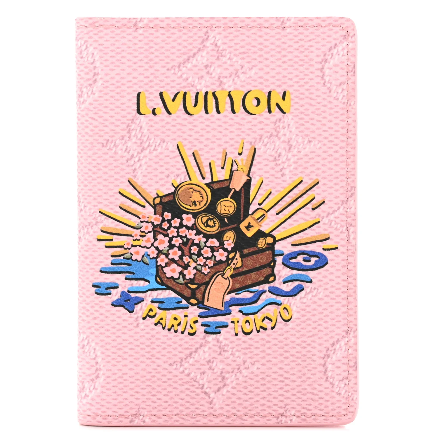 Monogram Paris Tokyo Pocket Organizer Pink