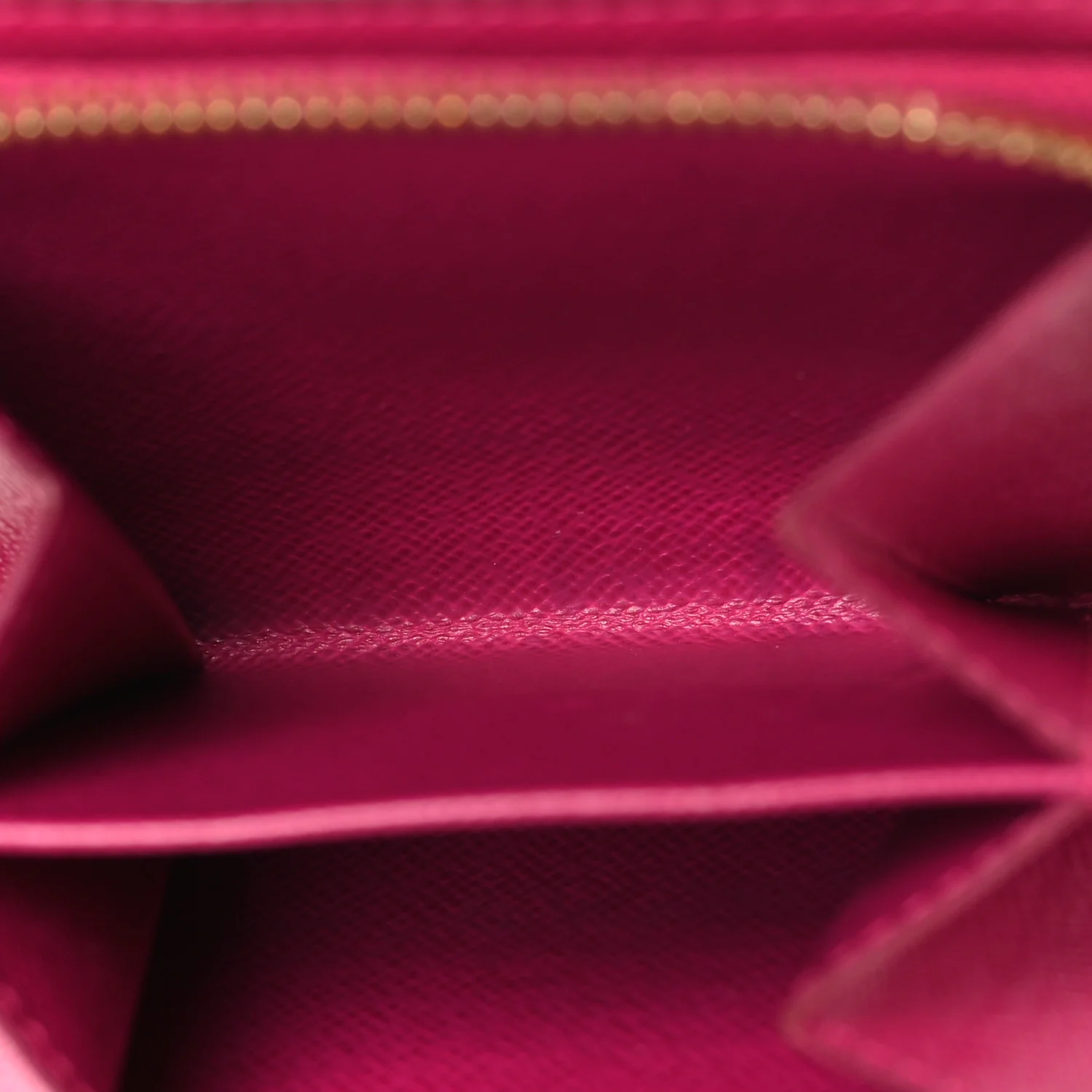 Monogram Perforated Compact Zipped Wallet Fuchsia - Image 6