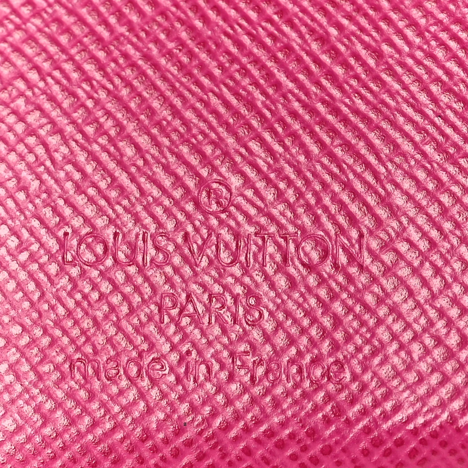 Monogram Perforated Compact Zipped Wallet Fuchsia - Image 7