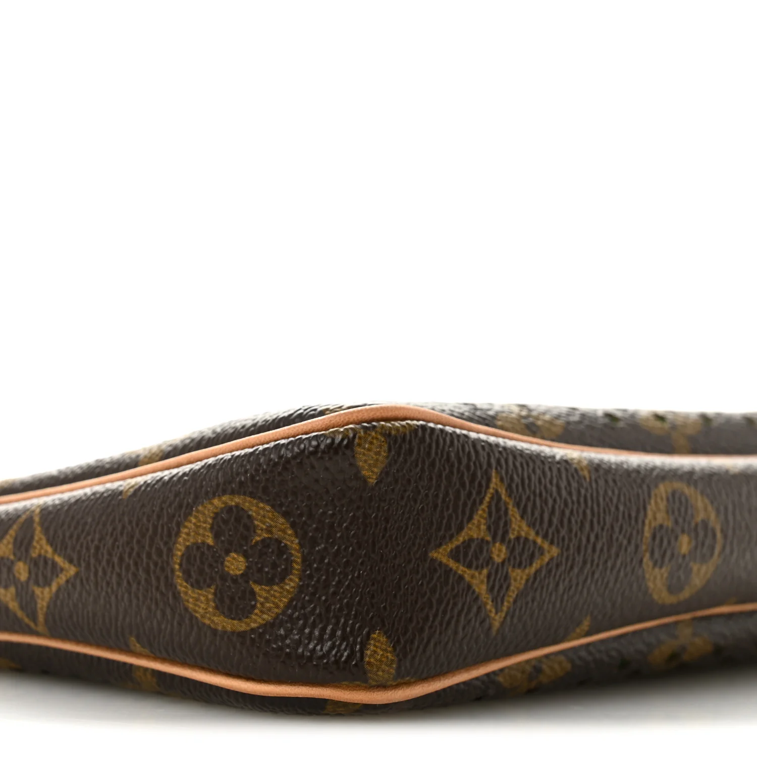 Monogram Perforated Pochette Accessories Bag Green - Image 8