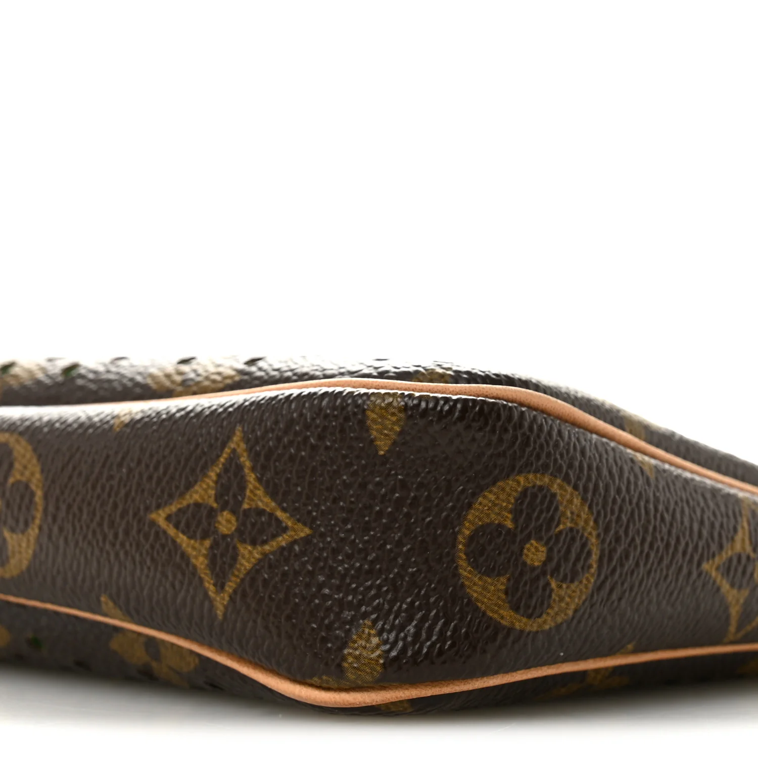 Monogram Perforated Pochette Accessories Bag Green - Image 9