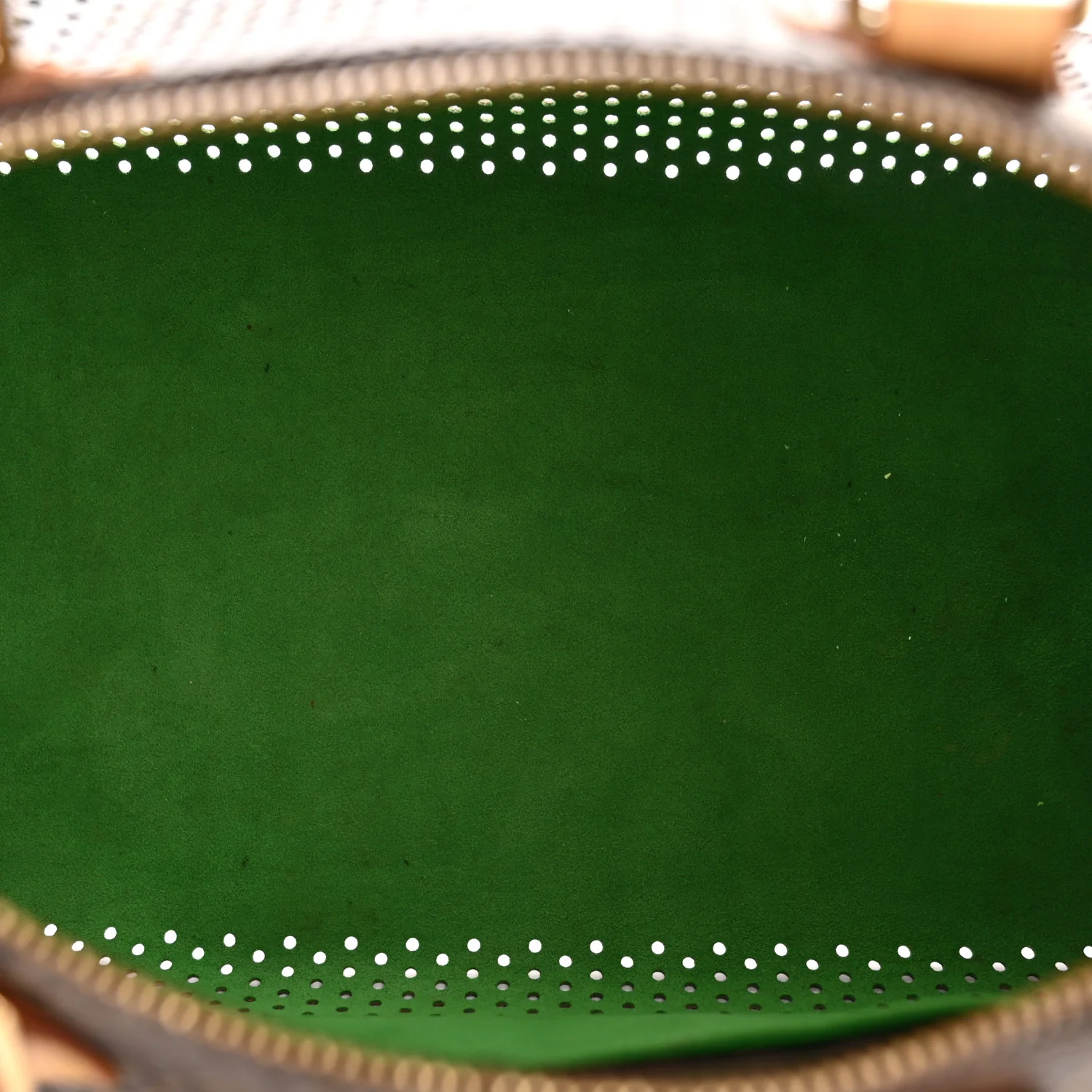 Monogram Perforated Speedy 30 Green - Image 5
