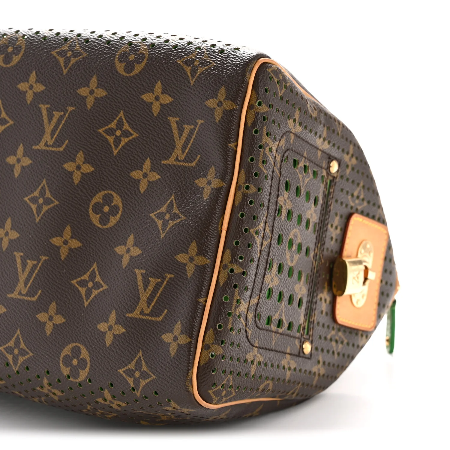 Monogram Perforated Speedy 30 Green - Image 9