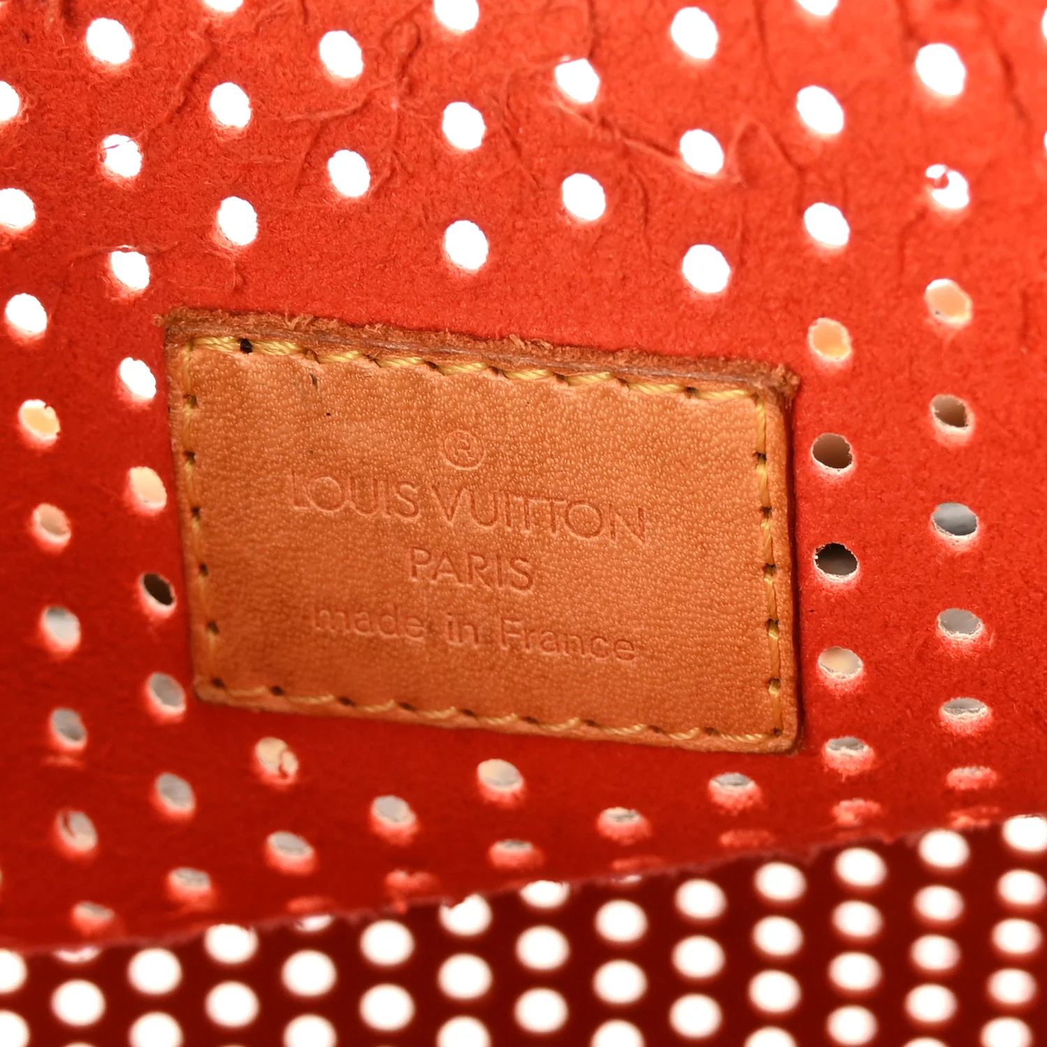 Monogram Perforated Speedy 30 Orange - Image 11