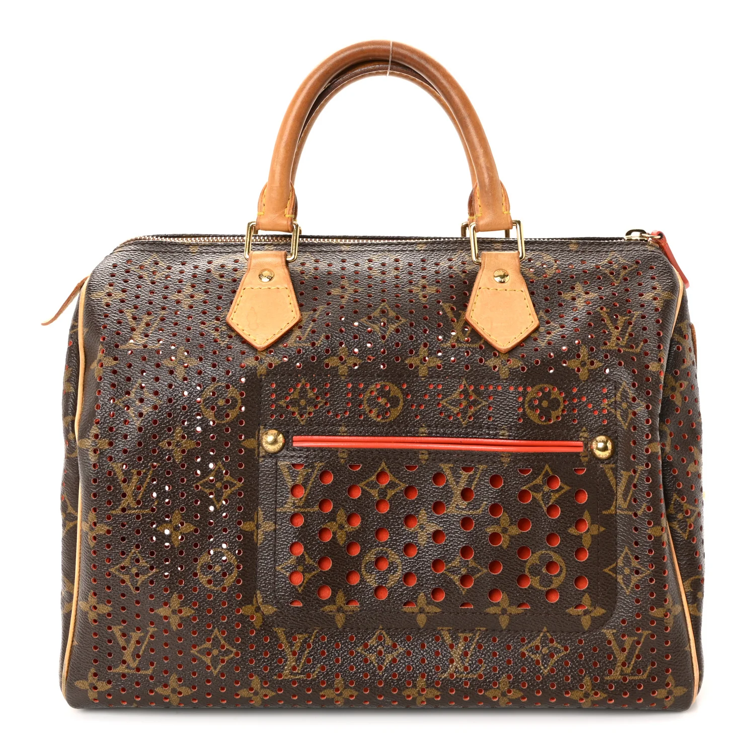Monogram Perforated Speedy 30 Orange - Image 2