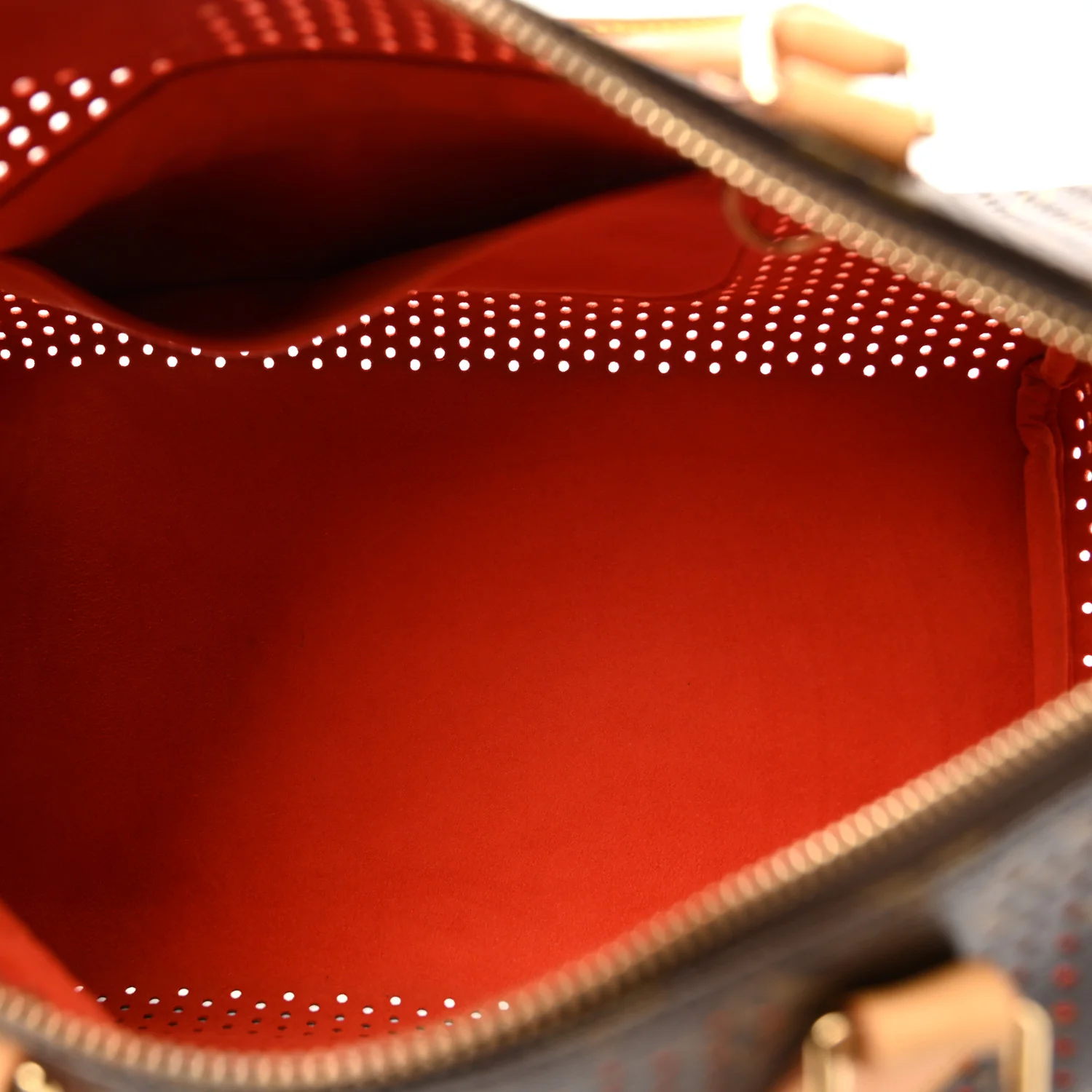 Monogram Perforated Speedy 30 Orange - Image 5