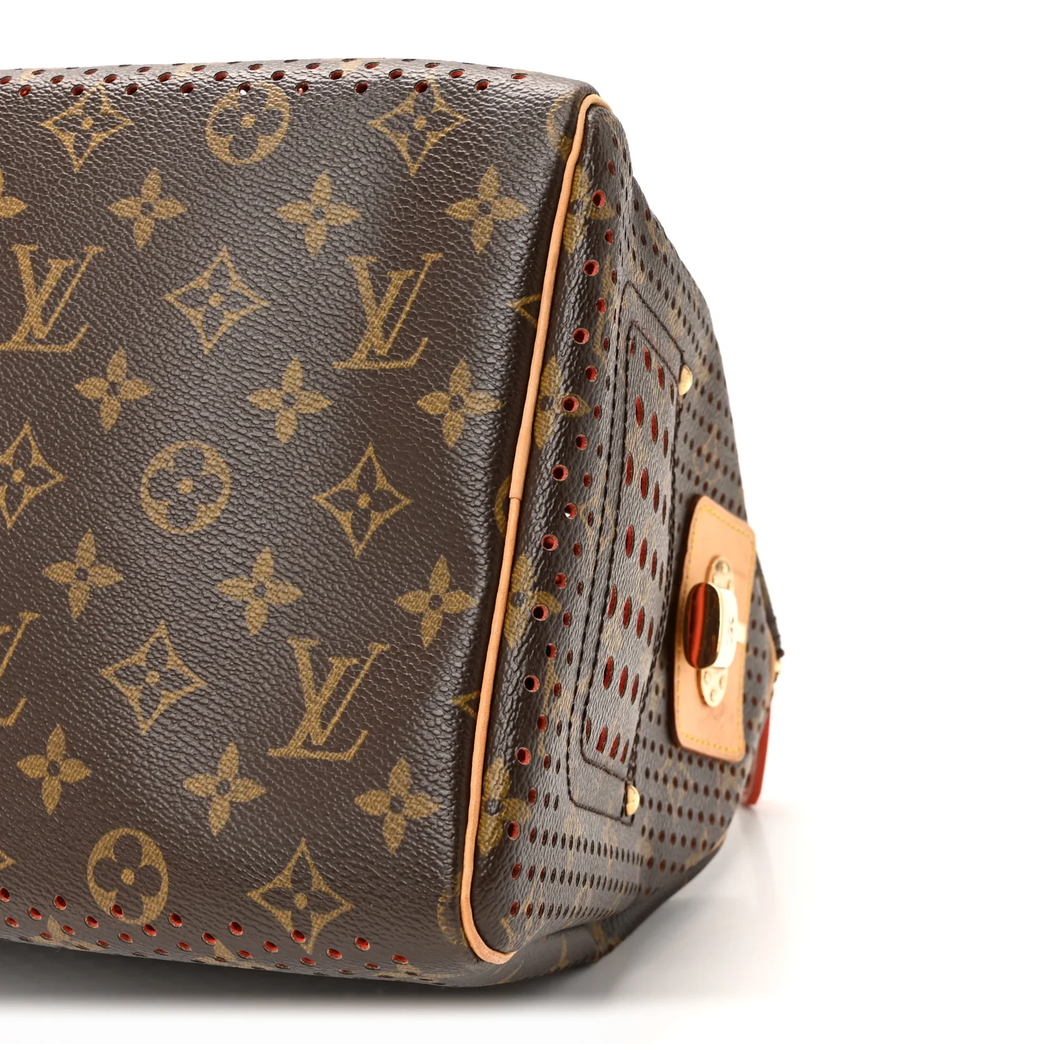 Monogram Perforated Speedy 30 Orange - Image 9