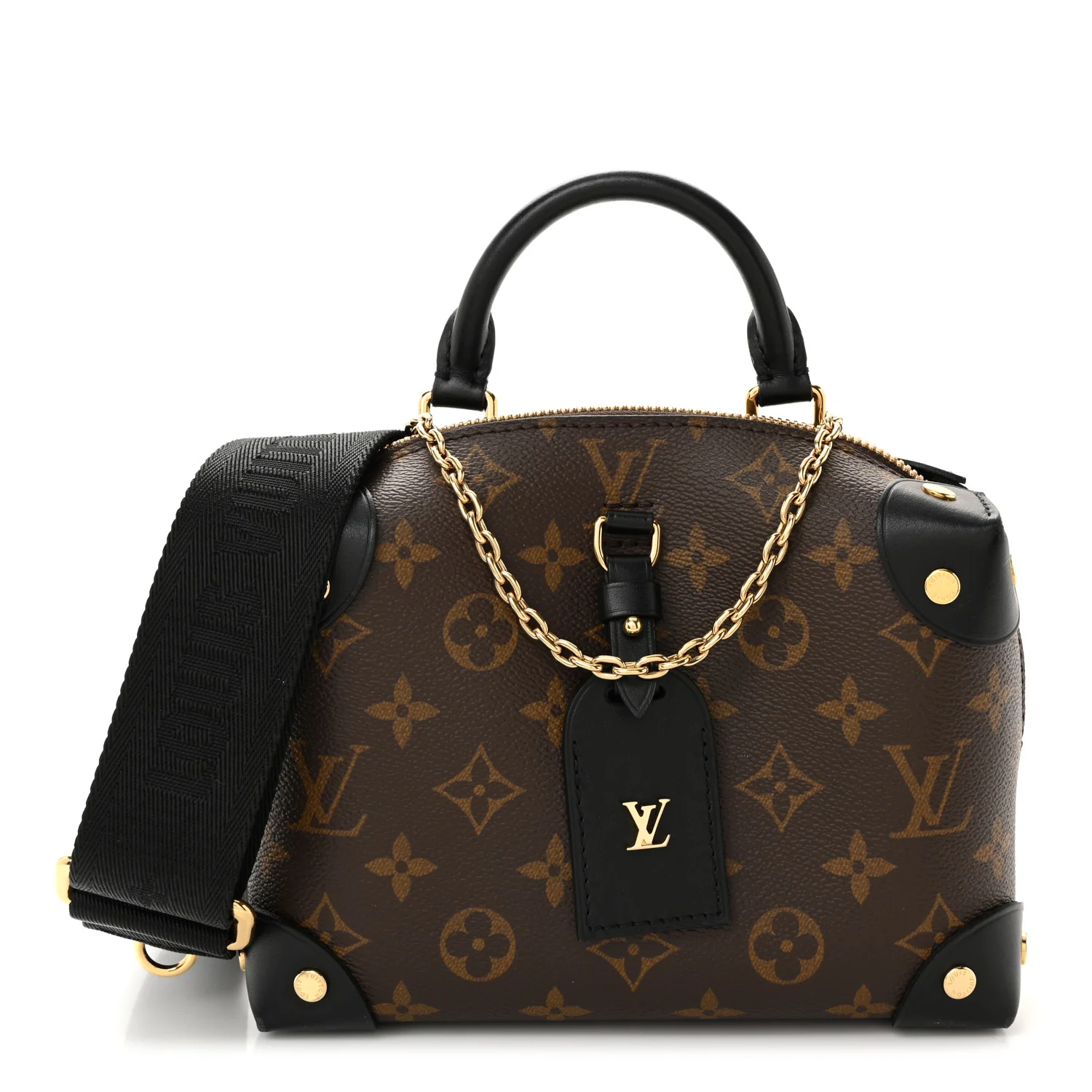 Monogram Petite Malle Souple Black