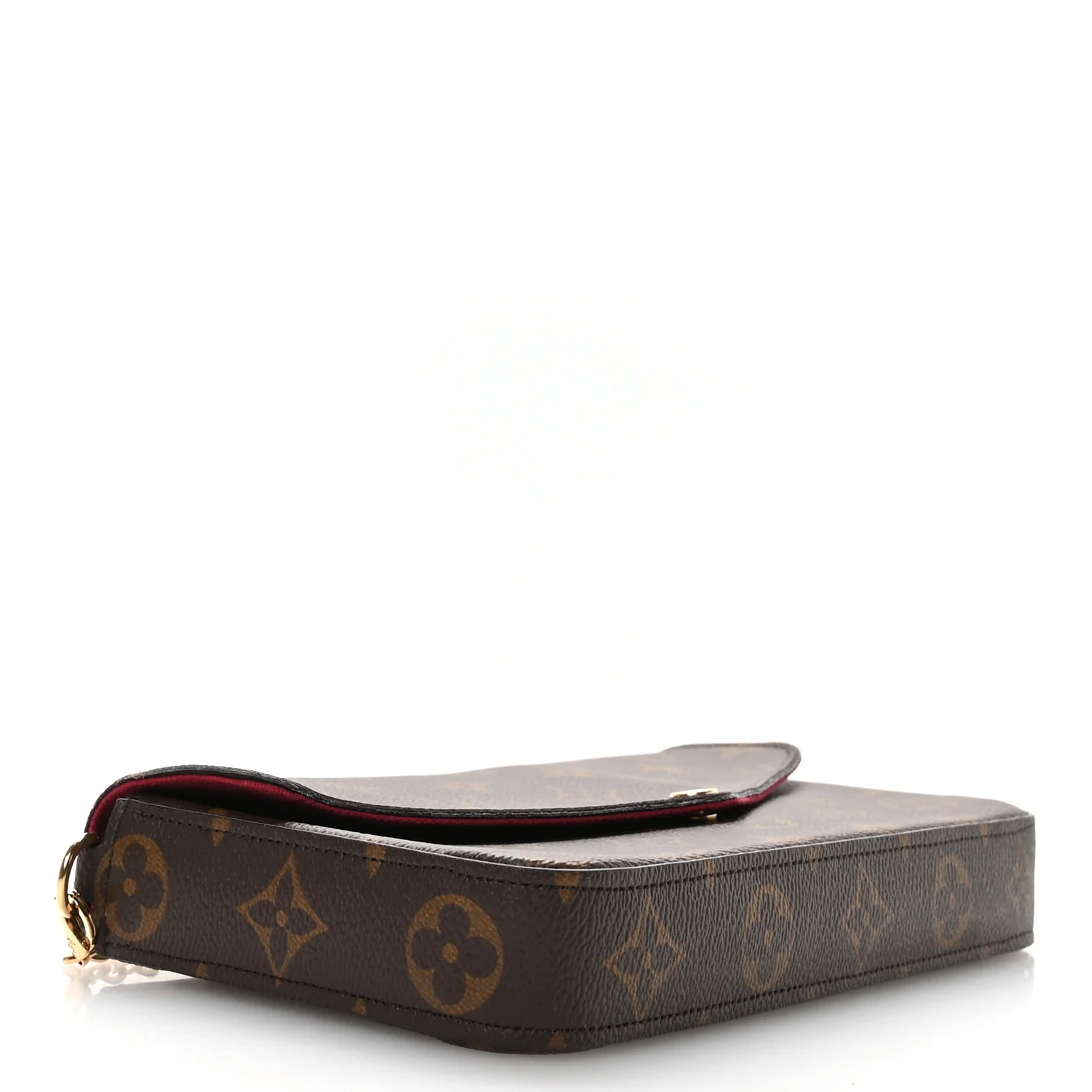 Monogram Pochette Felicie Chain Wallet Fuchsia - Image 5
