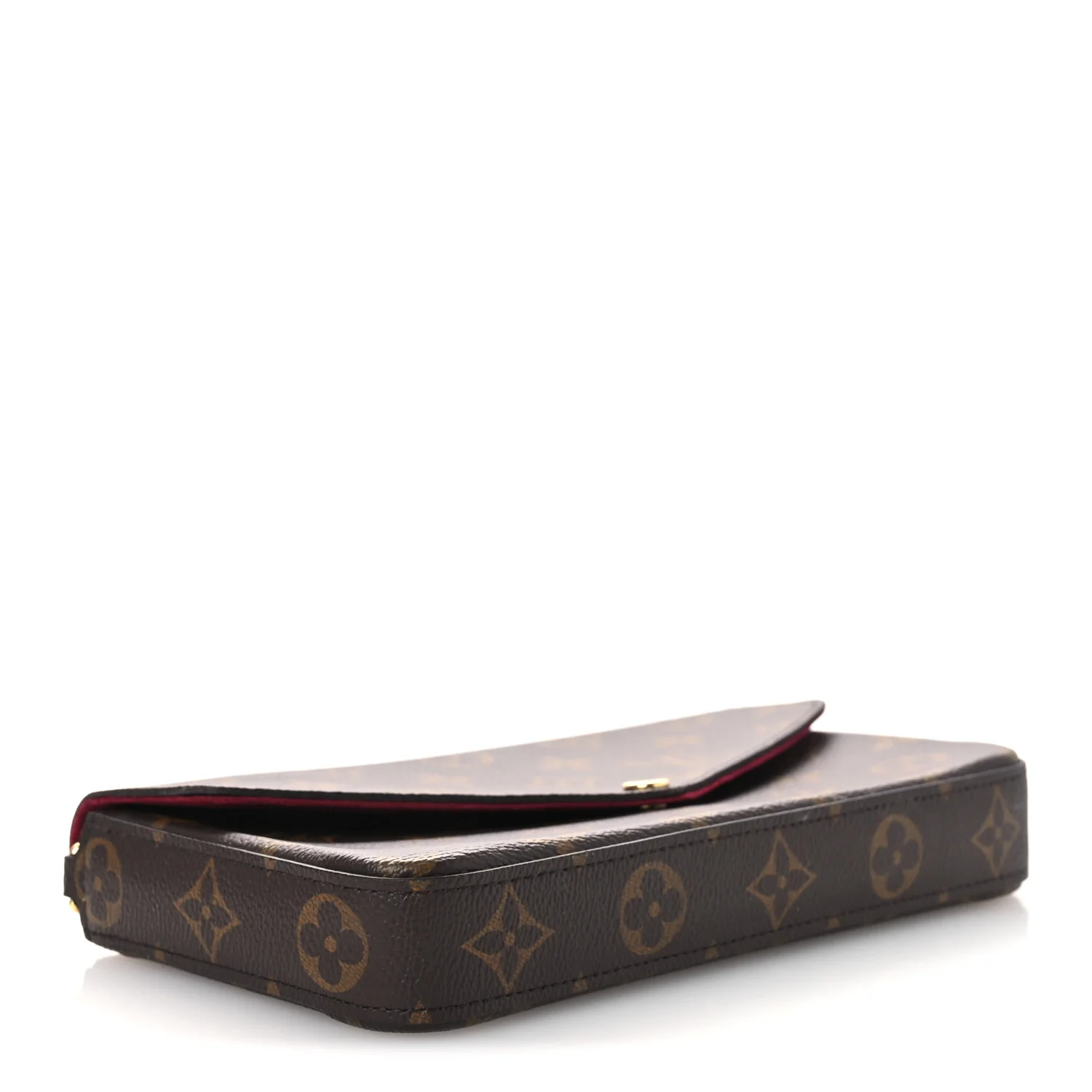 Monogram Pochette Felicie Chain Wallet Fuchsia - Image 5