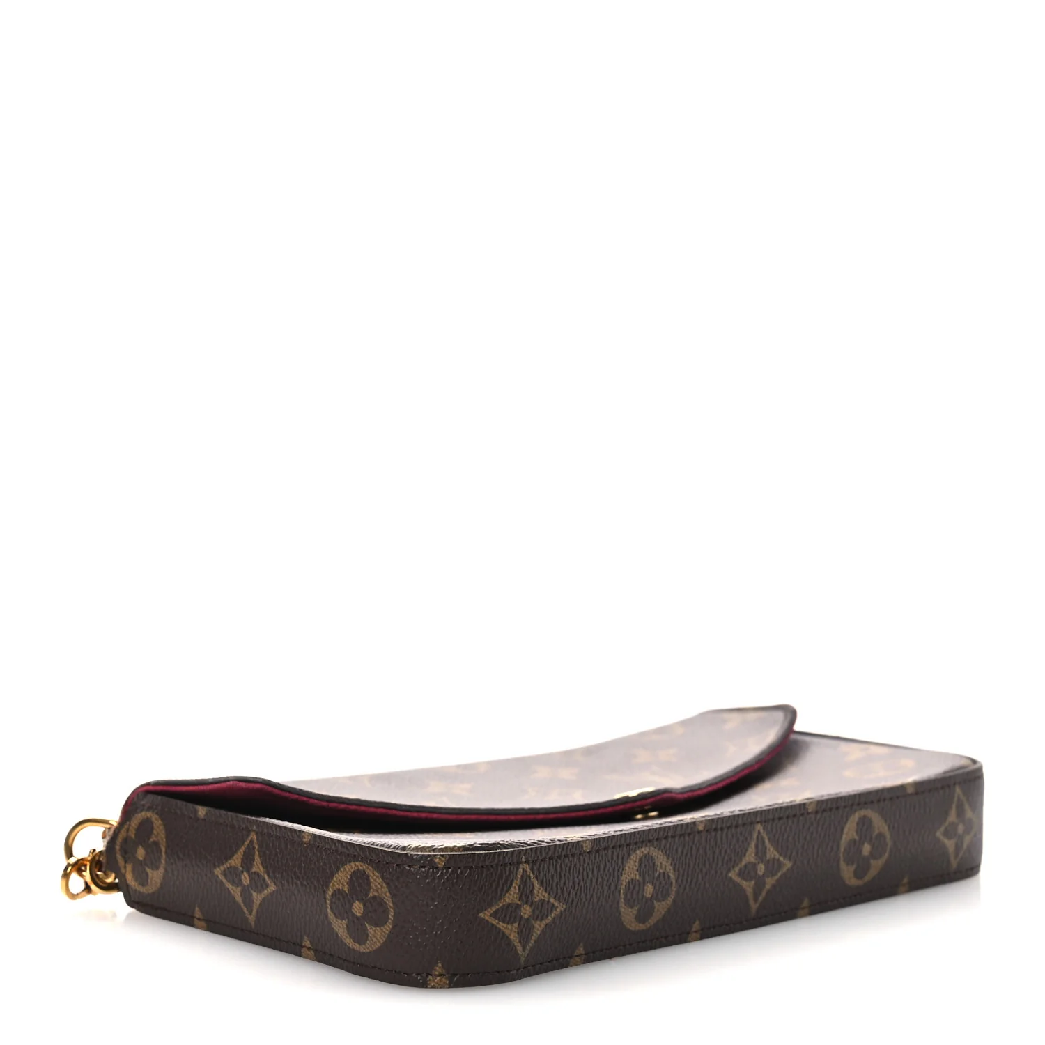 Monogram Pochette Felicie Chain Wallet Fuchsia - Image 4
