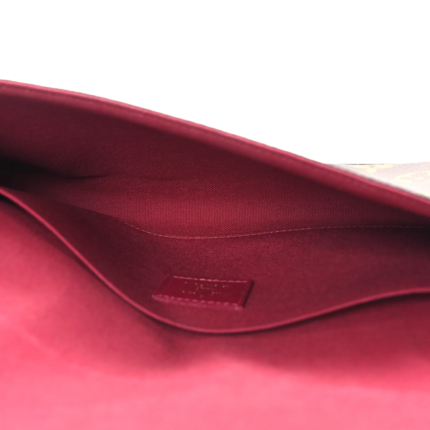 Monogram Pochette Felicie Chain Wallet Fuchsia - Image 5