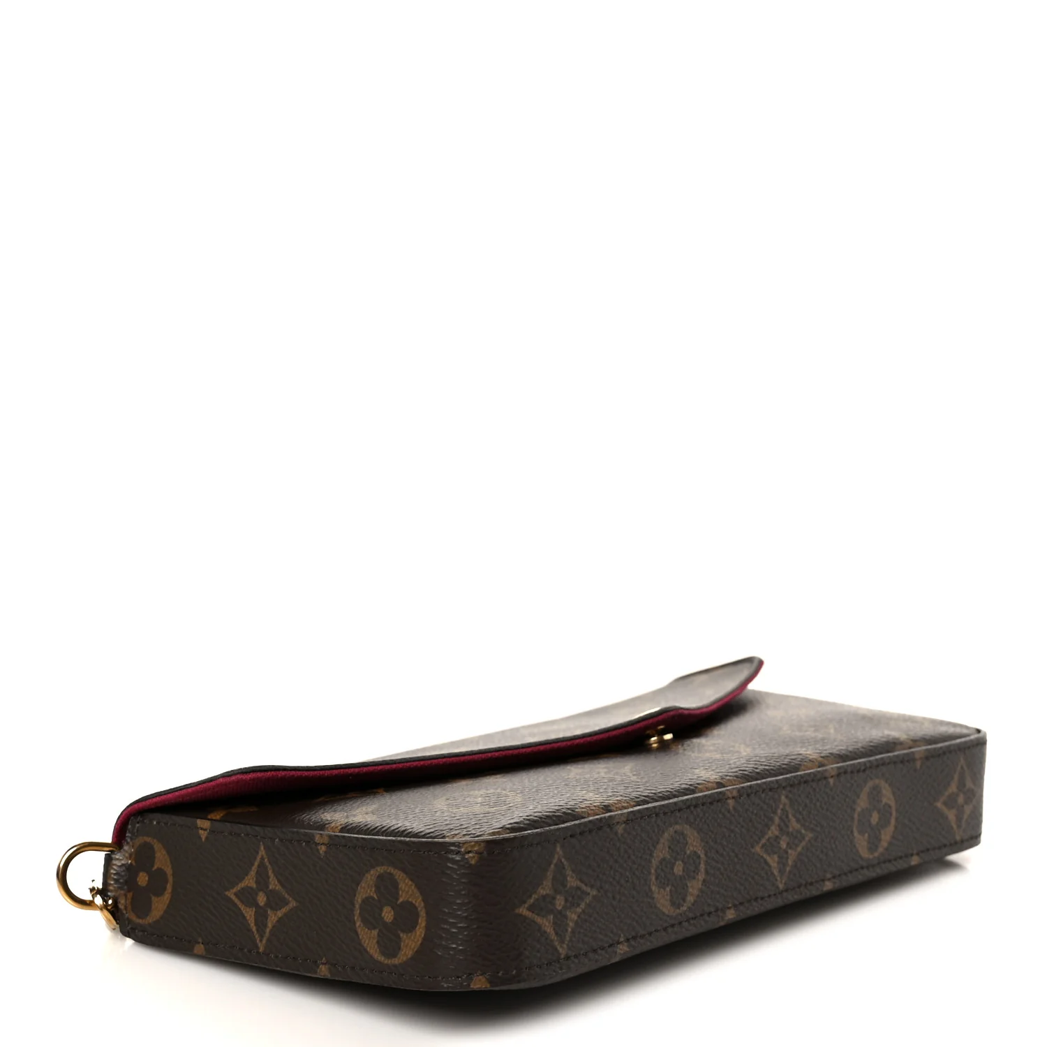 Monogram Pochette Felicie Chain Wallet Fuchsia - Image 5