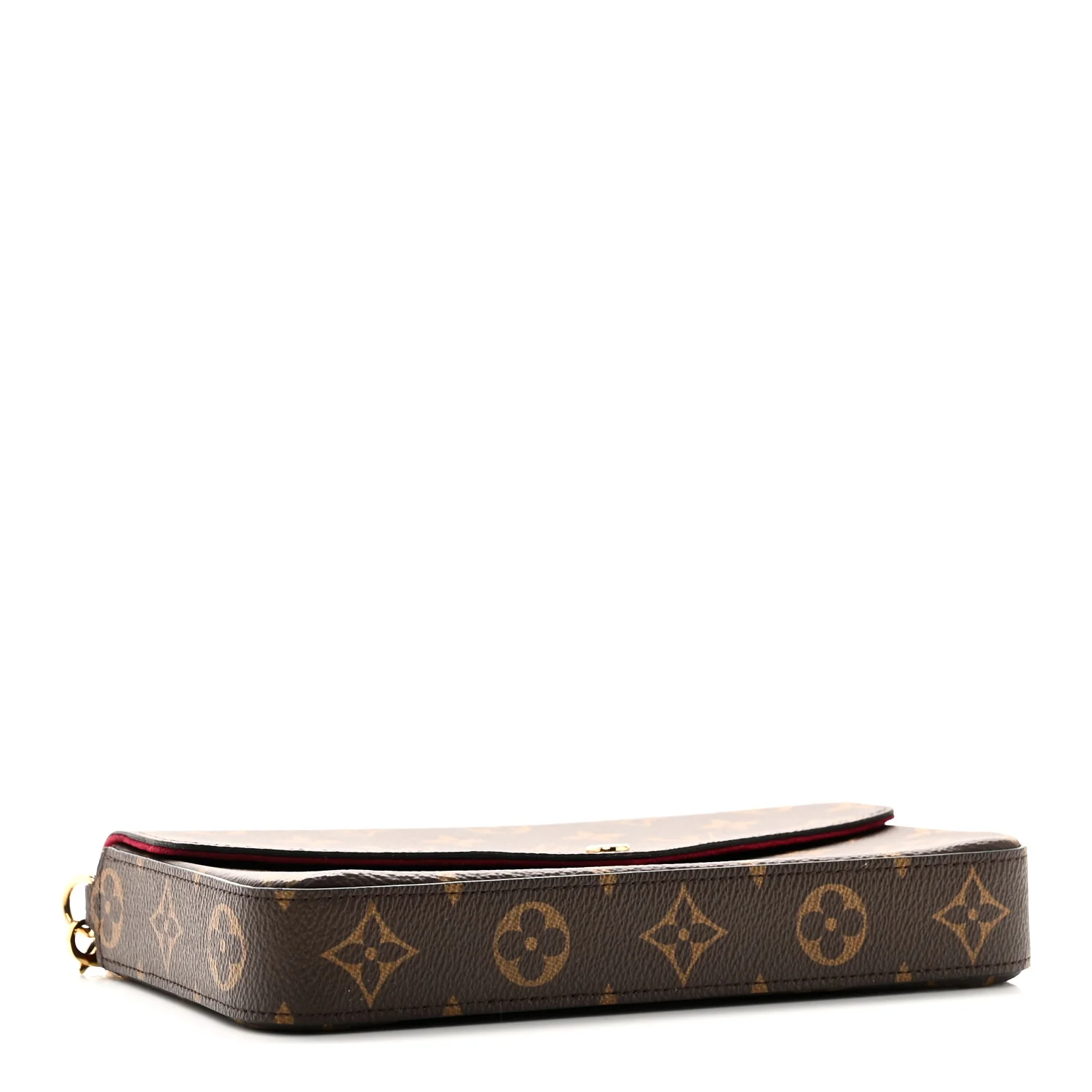 Monogram Pochette Felicie Chain Wallet Fuchsia - Image 5