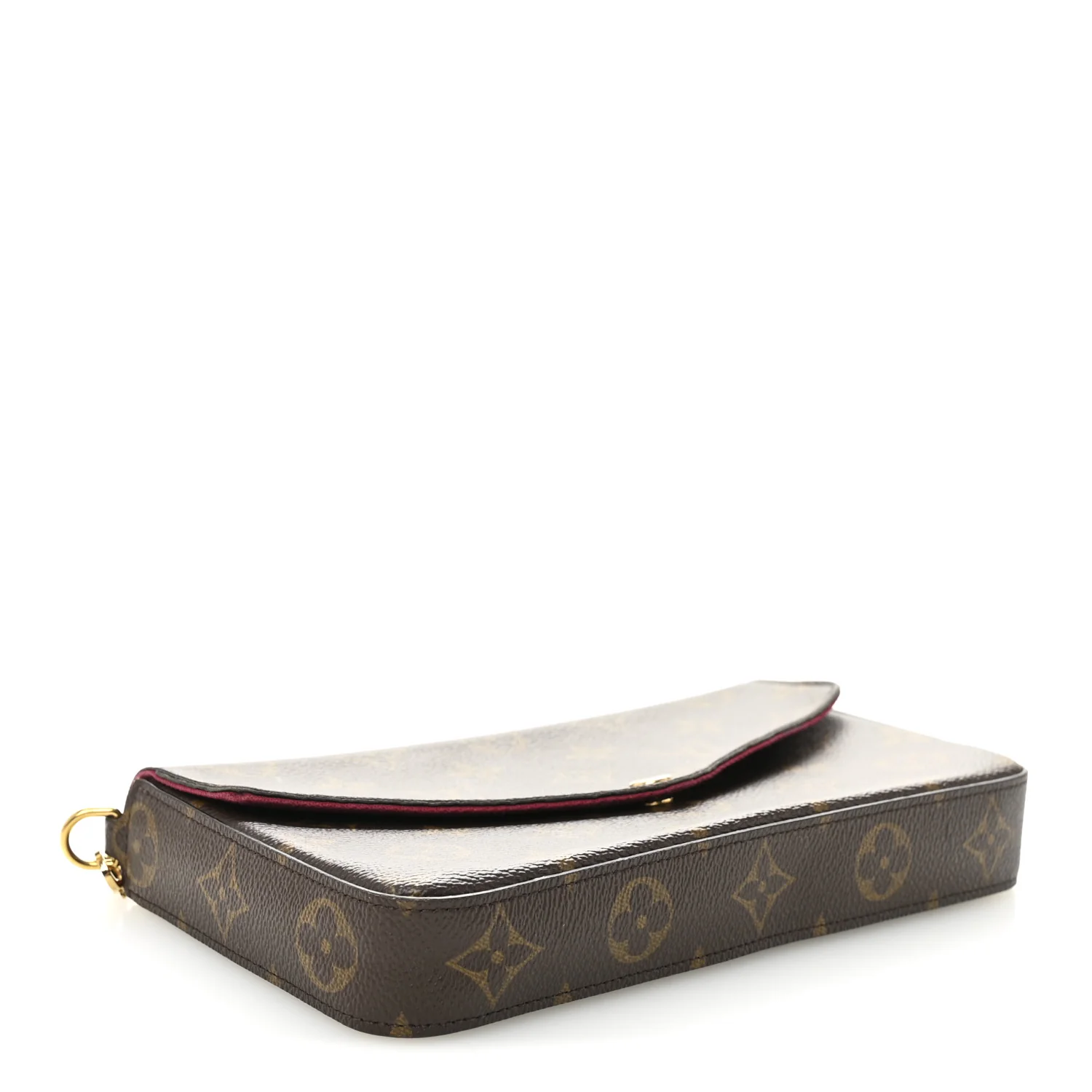 Monogram Pochette Felicie Chain Wallet Fuchsia - Image 4