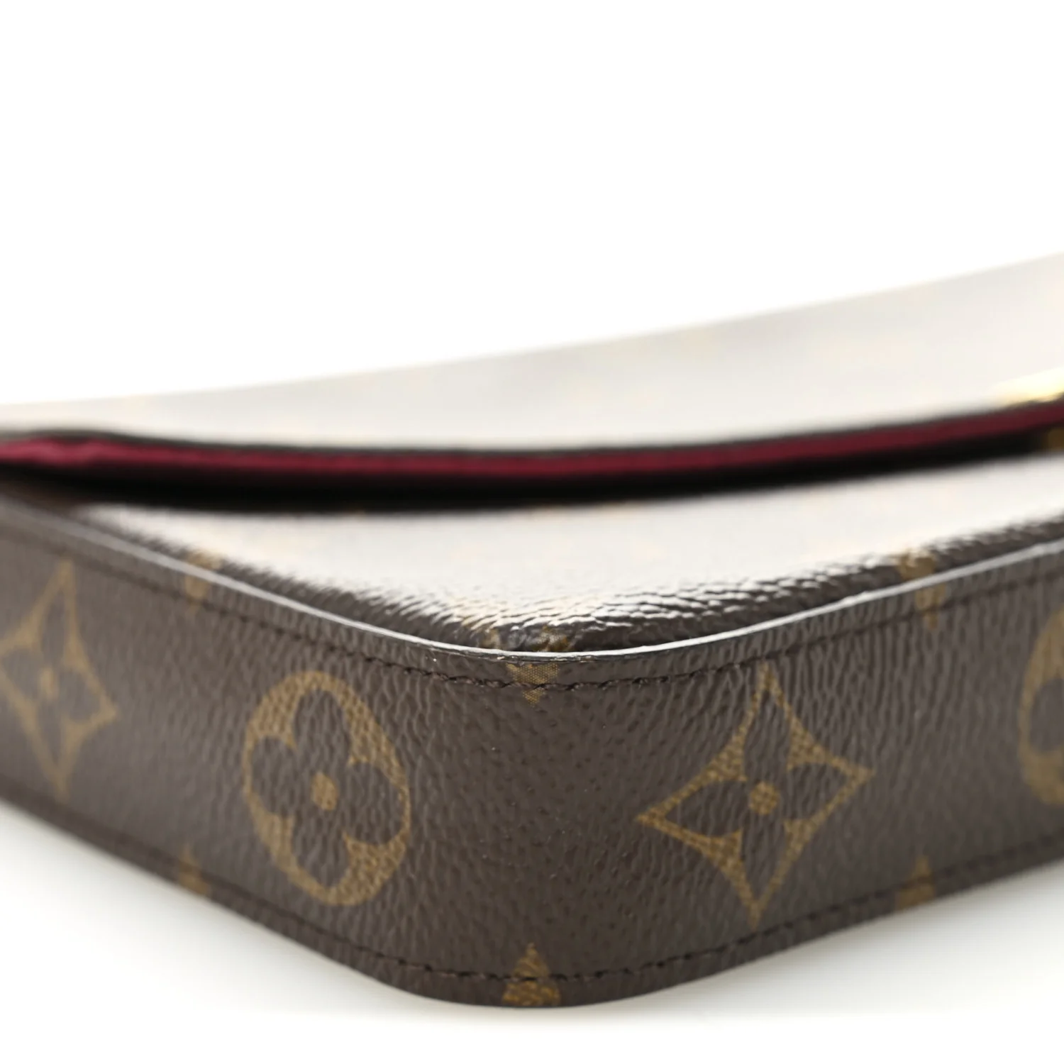 Monogram Pochette Felicie Chain Wallet Fuchsia - Image 9