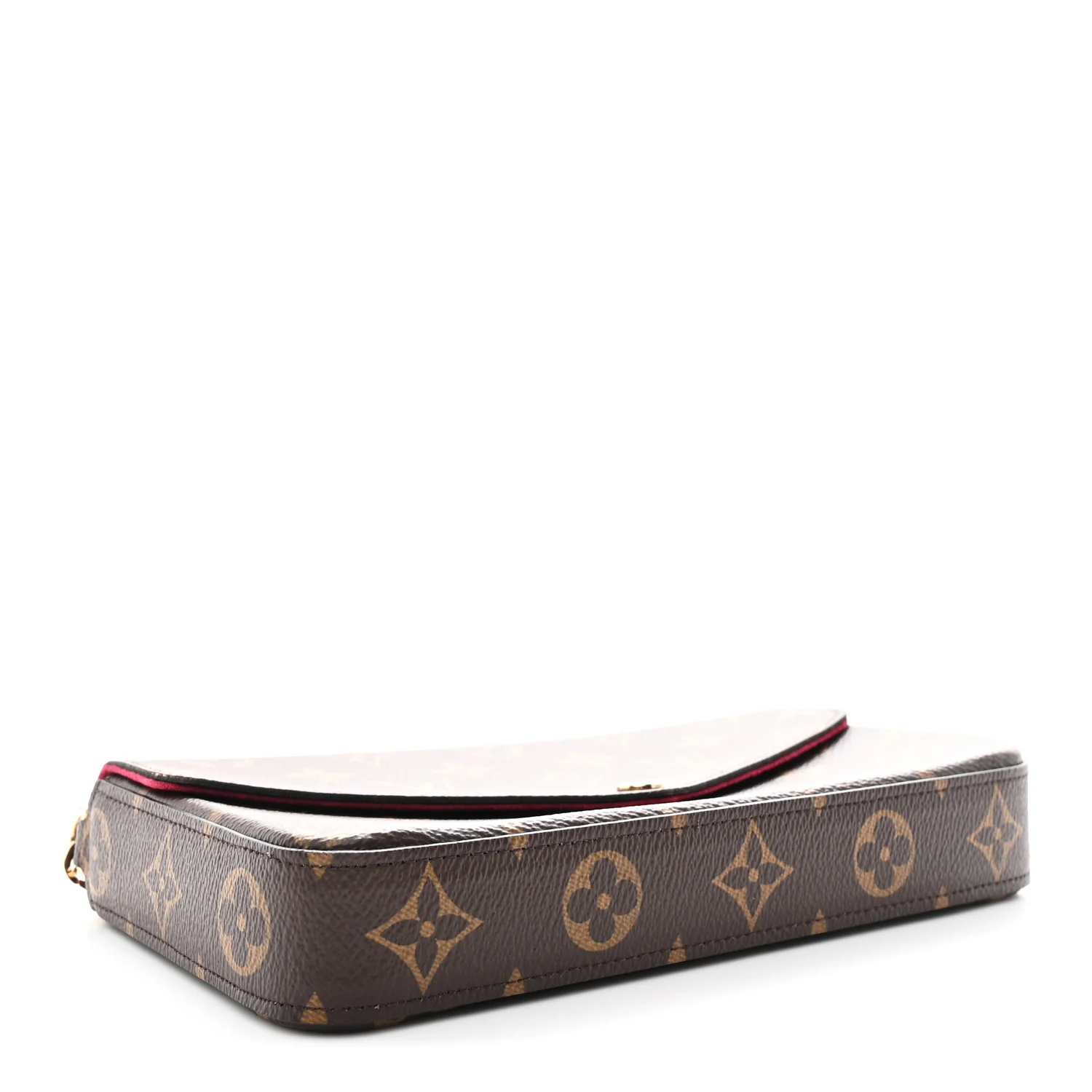 Monogram Pochette Felicie Chain Wallet Fuchsia - Image 5