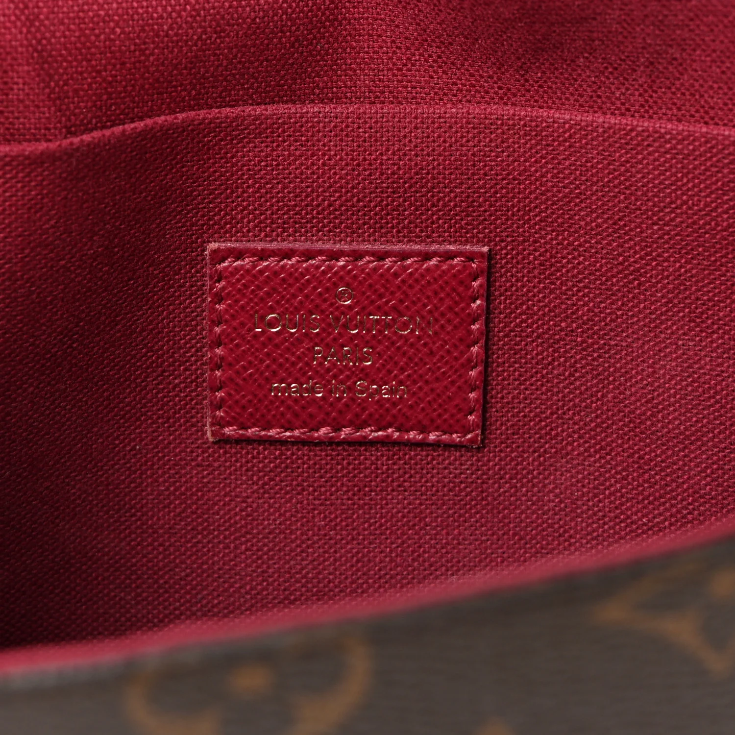 Monogram Pochette Felicie Chain Wallet Fuchsia - Image 7