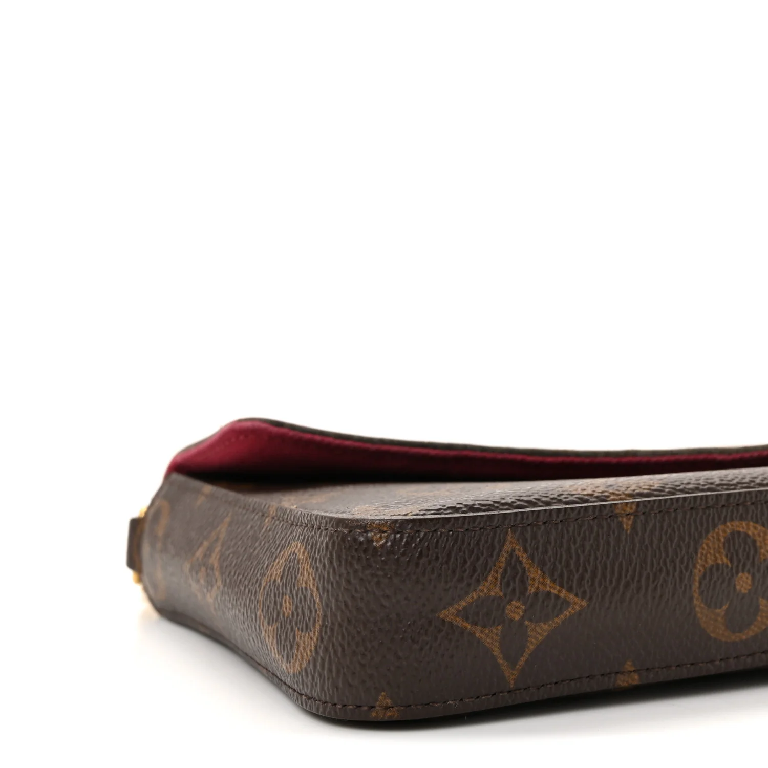 Monogram Pochette Felicie Chain Wallet Fuchsia - Image 9