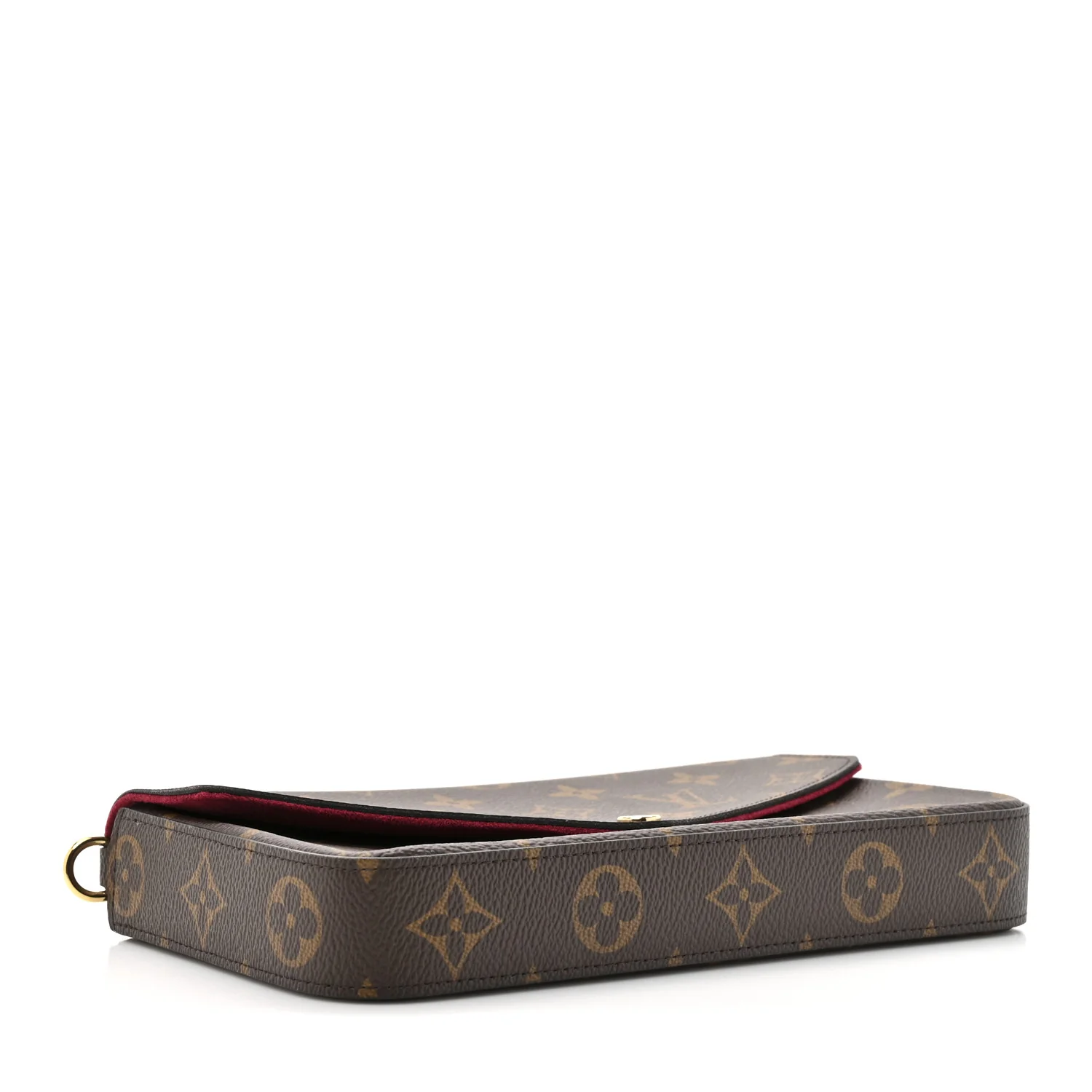 Monogram Pochette Felicie Chain Wallet Fuchsia - Image 5