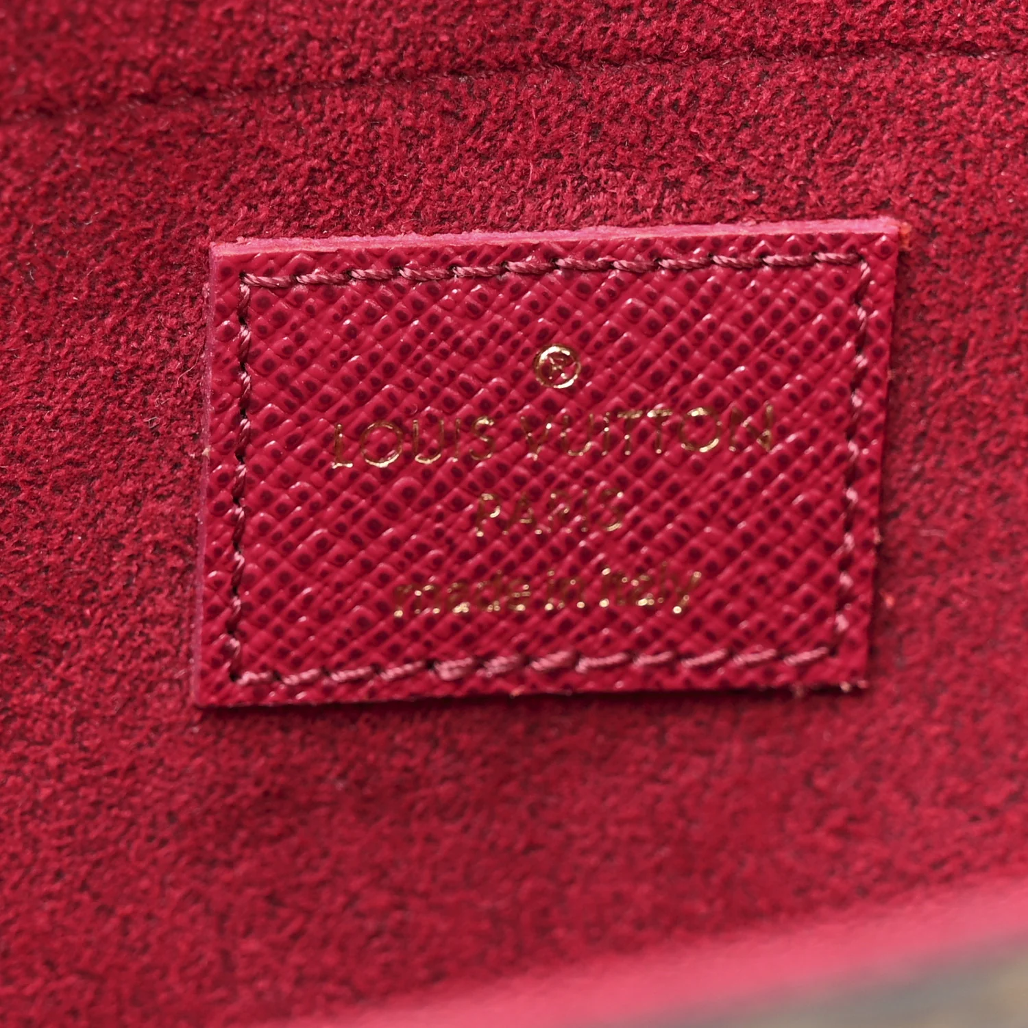 Monogram Pochette Felicie Chain Wallet Fuchsia - Image 9