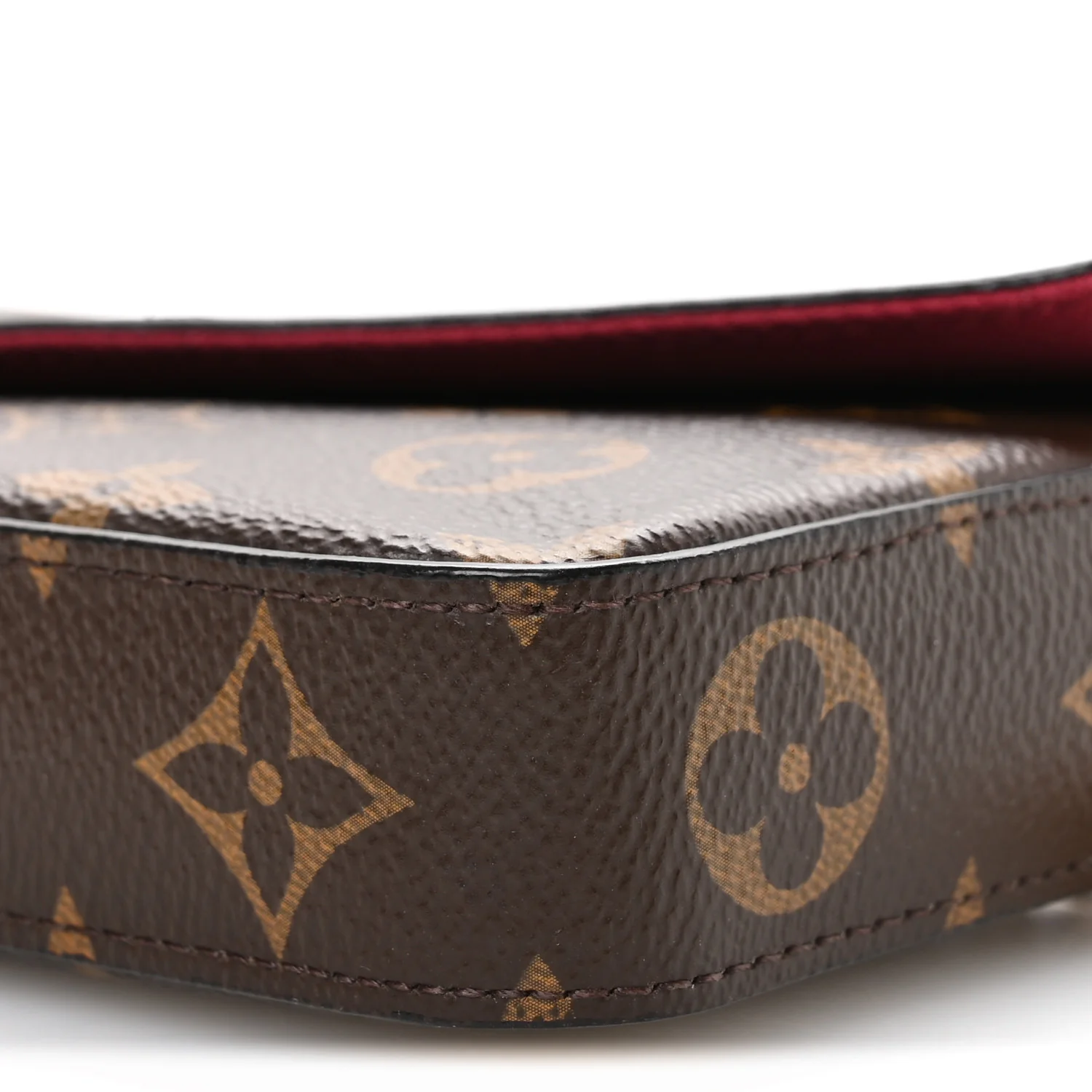 Monogram Pochette Felicie Chain Wallet Fuchsia - Image 11