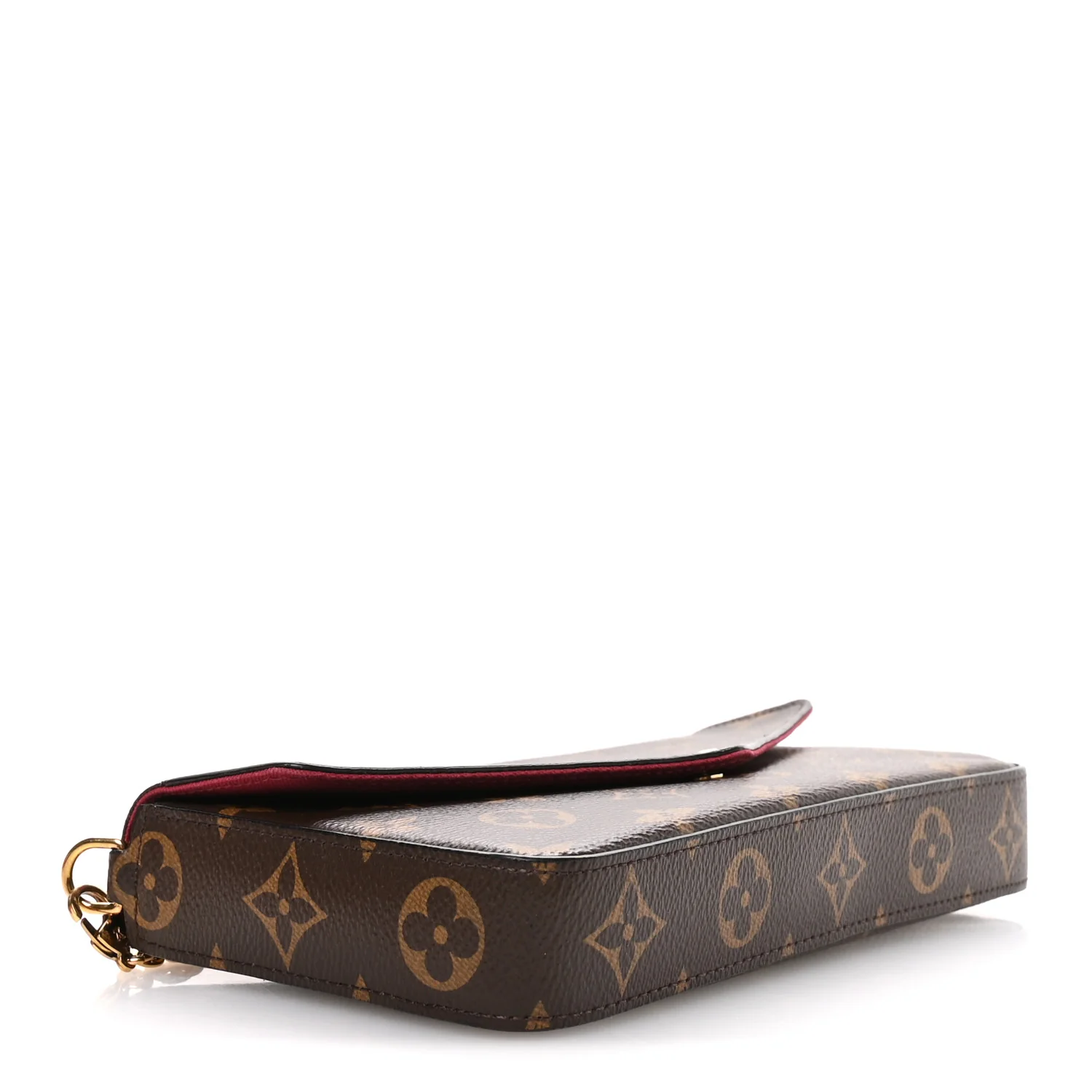 Monogram Pochette Felicie Chain Wallet Fuchsia - Image 5