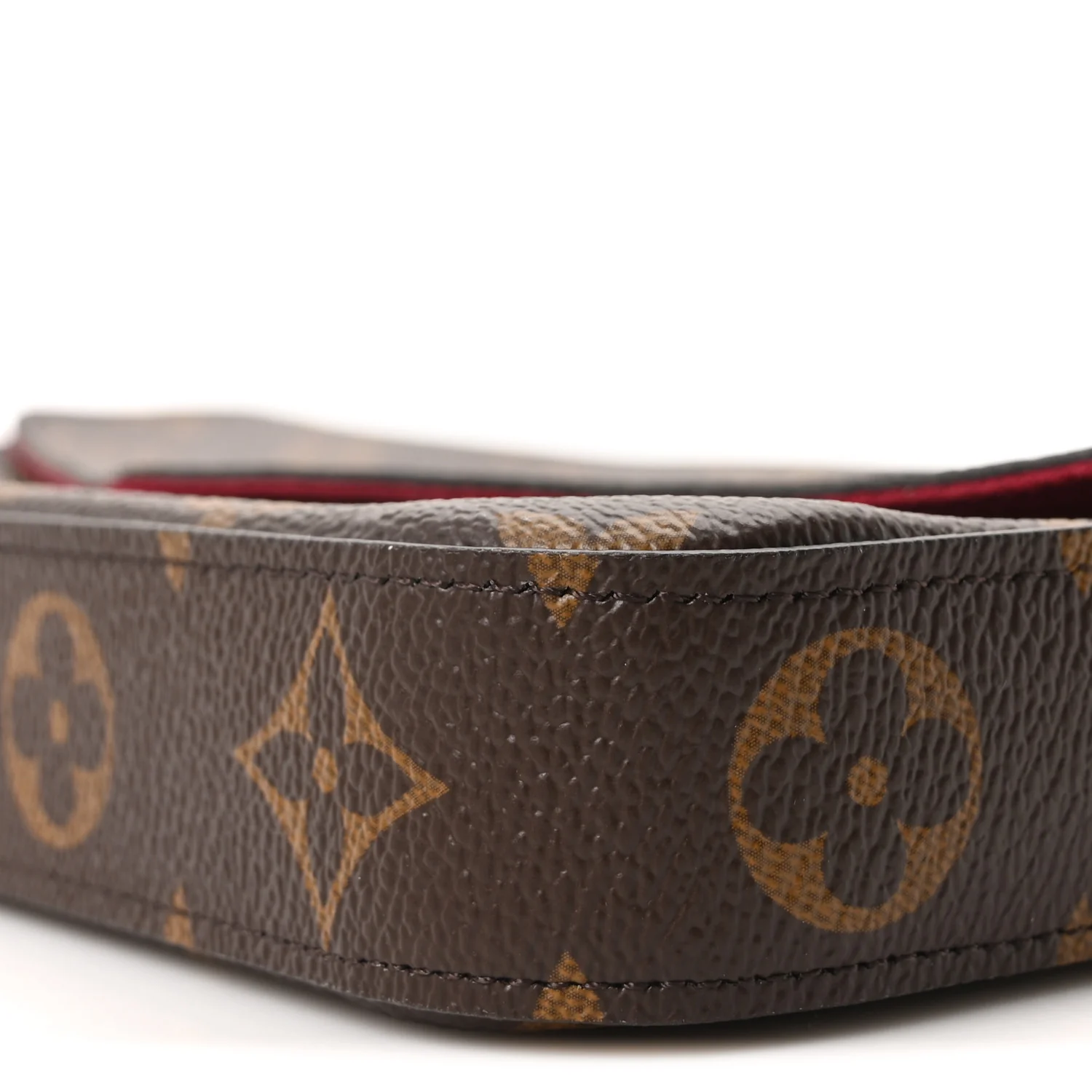 Monogram Pochette Felicie Chain Wallet Fuchsia - Image 11