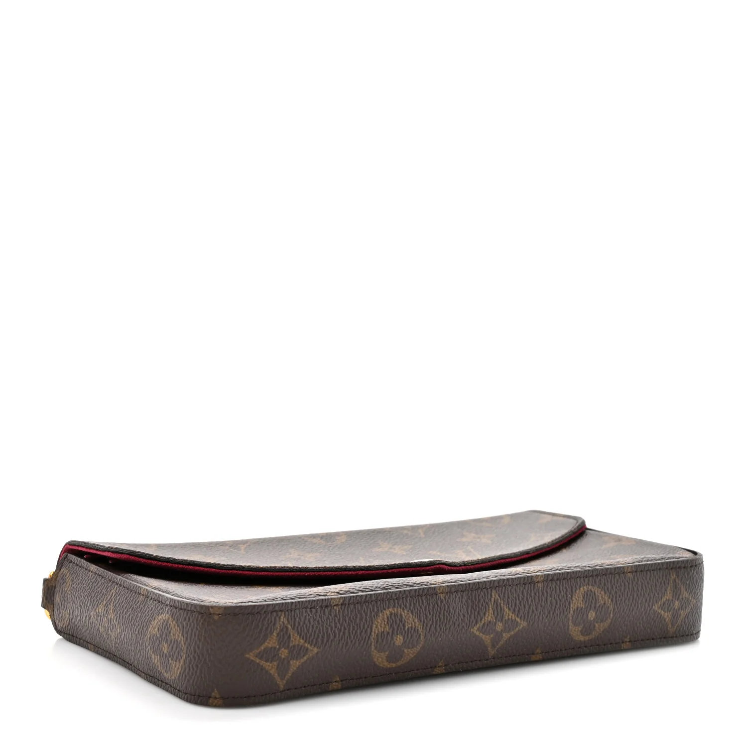 Monogram Pochette Felicie Chain Wallet Fuchsia - Image 5