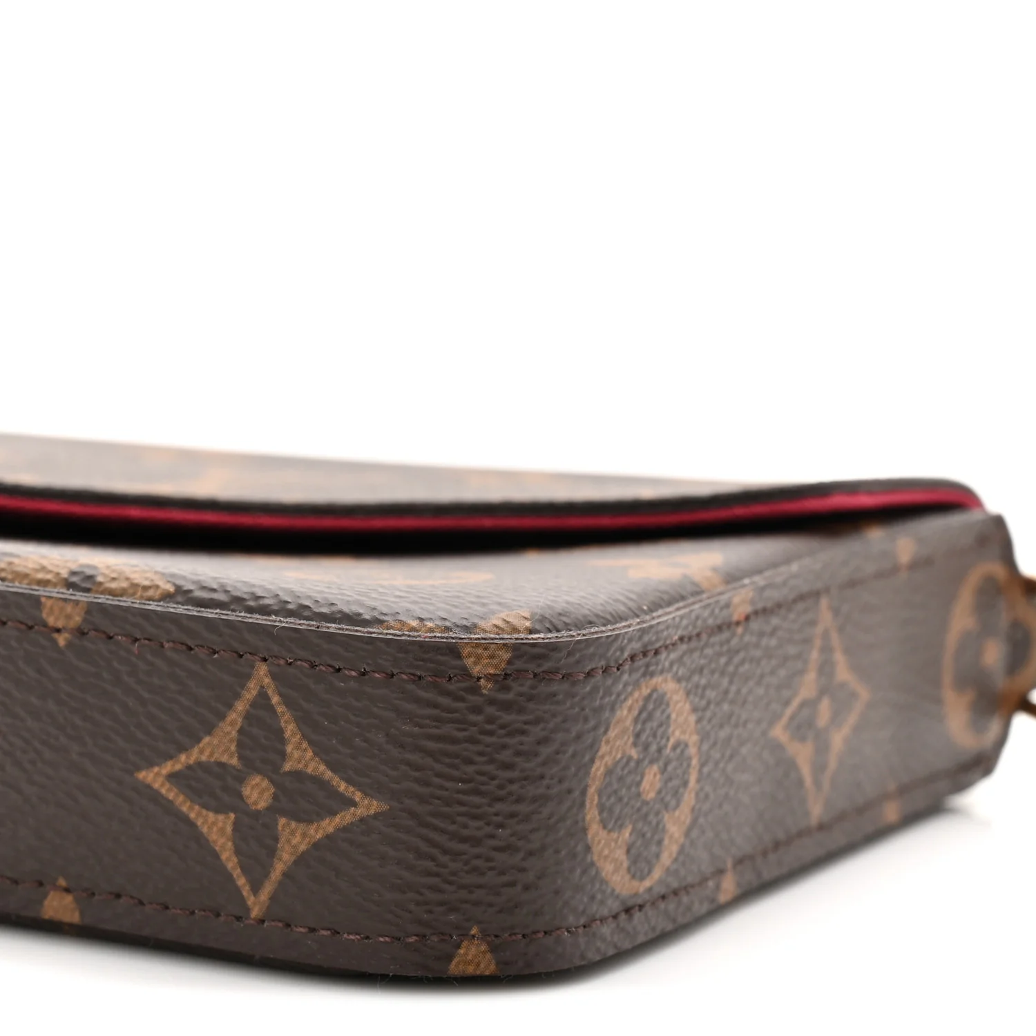 Monogram Pochette Felicie Chain Wallet Fuchsia - Image 11