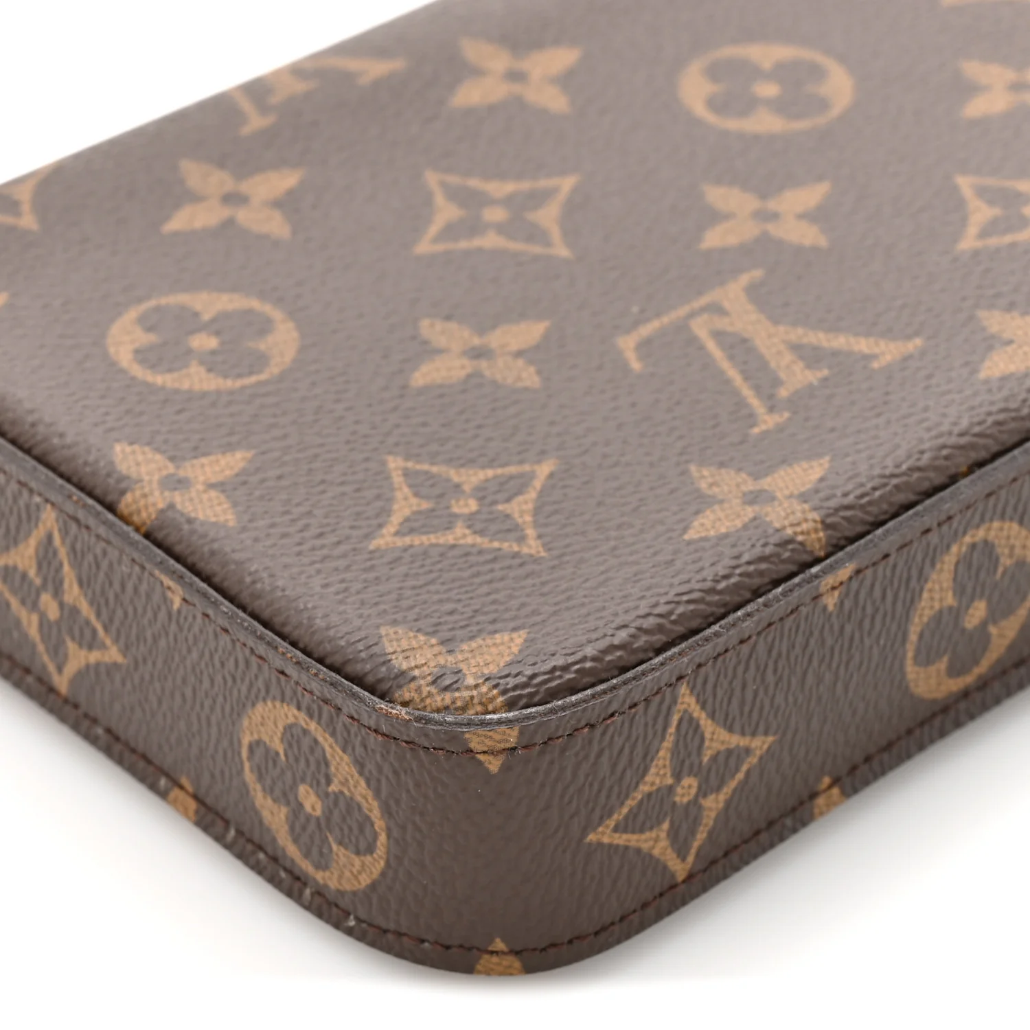 Monogram Pochette Felicie Chain Wallet Fuchsia - Image 13