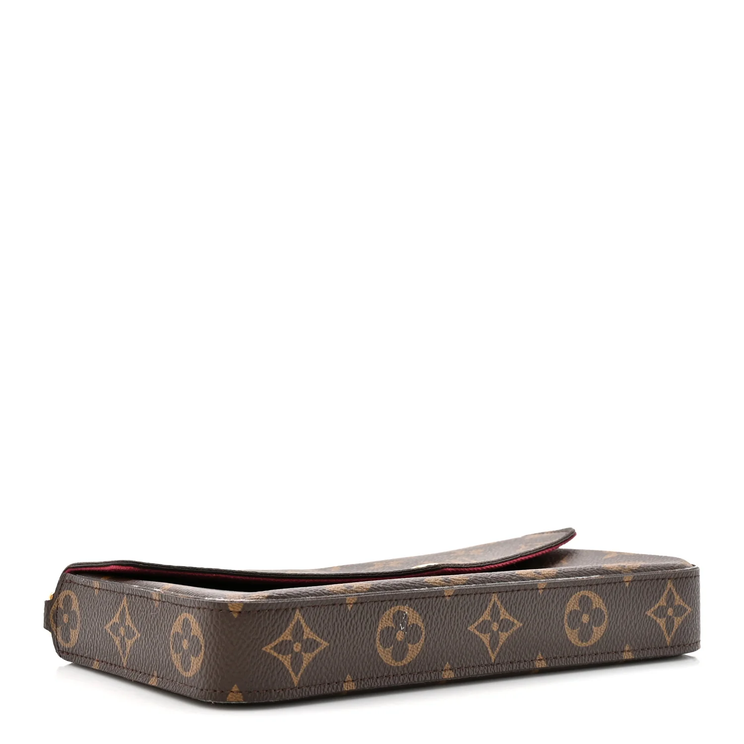 Monogram Pochette Felicie Chain Wallet Fuchsia - Image 5