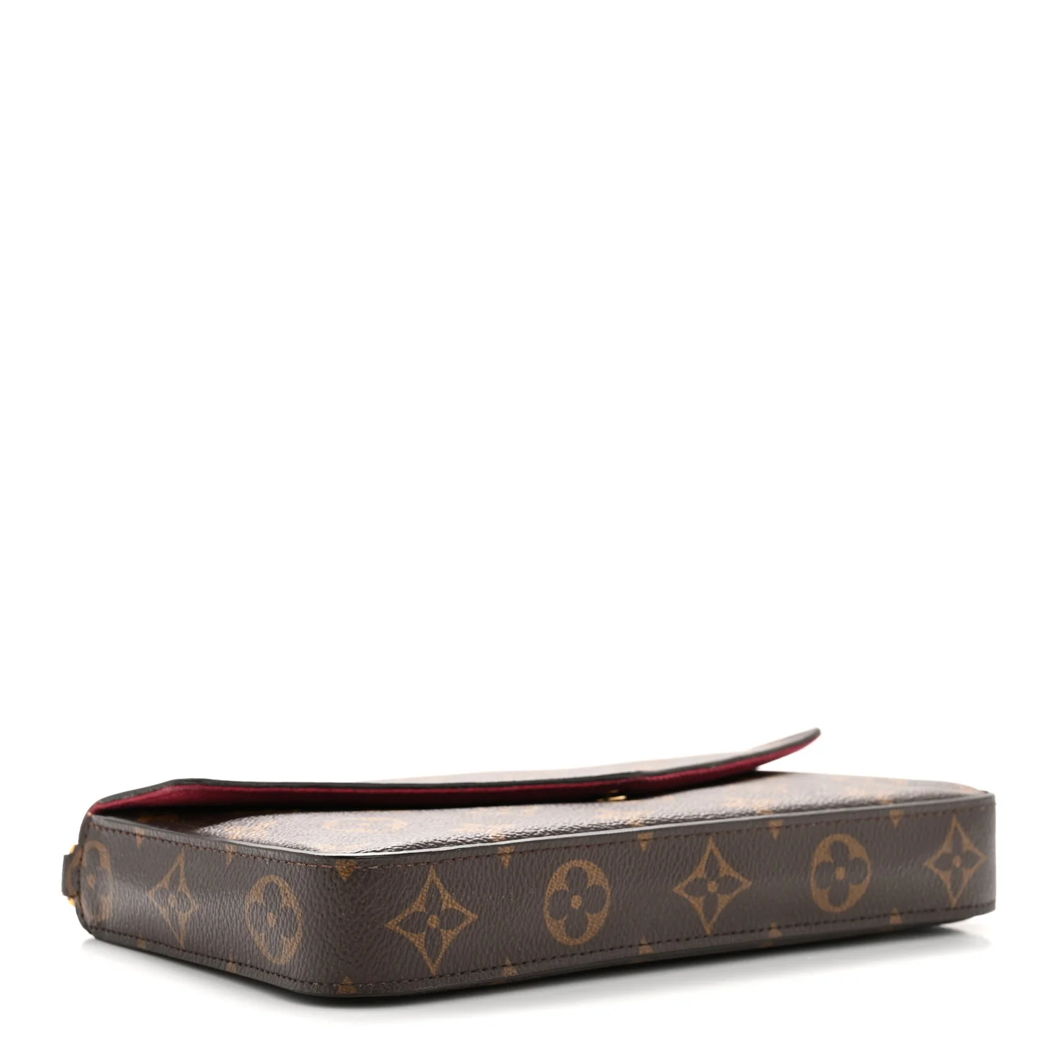 Monogram Pochette Felicie Chain Wallet Fuchsia - Image 11